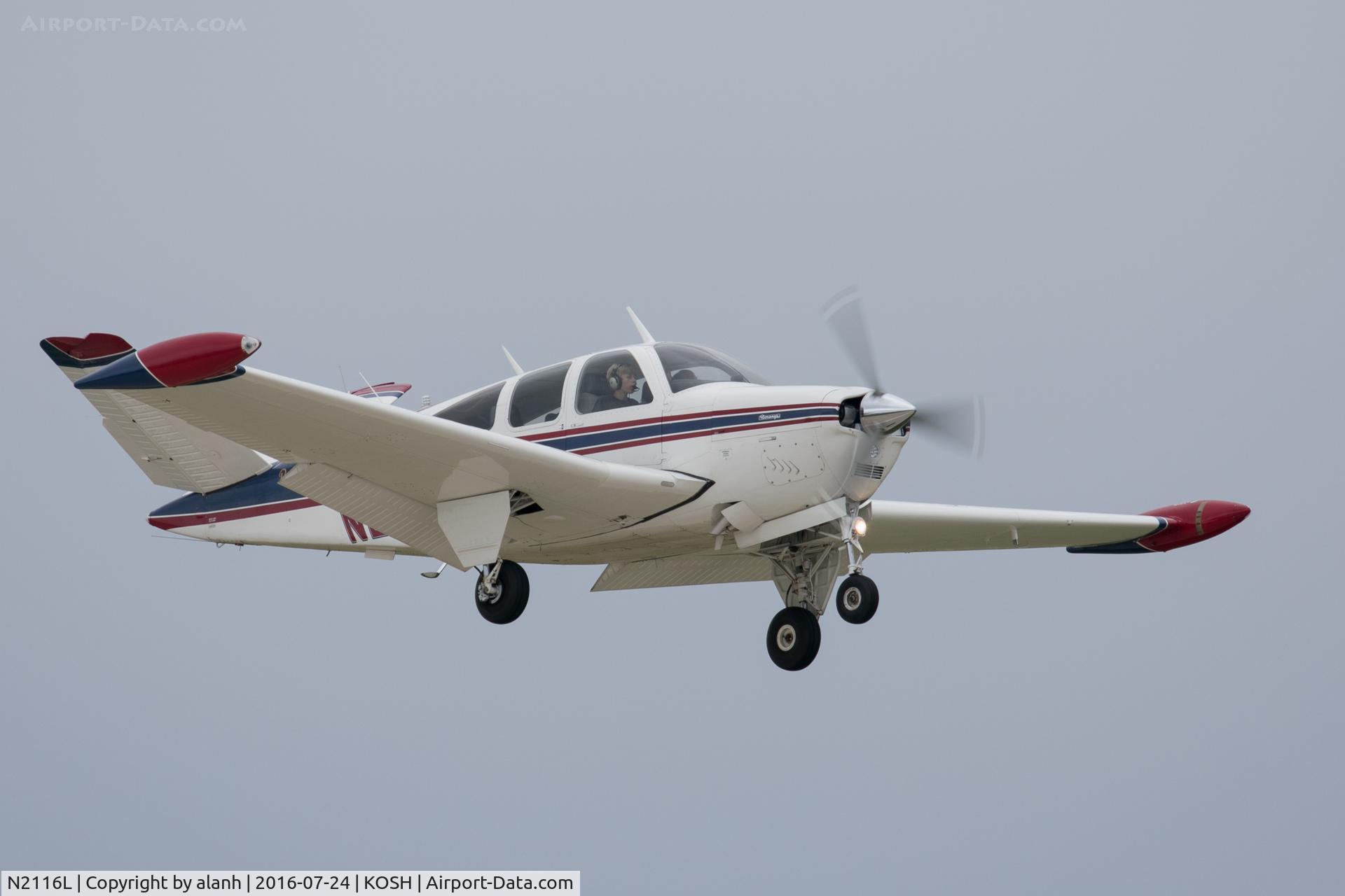 N2116L, 1976 Beech V35B Bonanza C/N D-9916, Landing