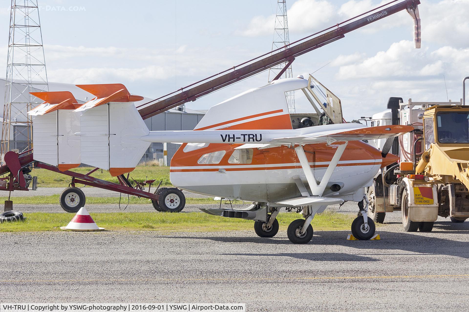 VH-TRU, 1983 Transavia PL-12 Skyfarmer T300 C/N H4113SD, Hazair Agricultural Services (VH-TRU) Transavia PL-12 T300 Airfarmer at Wagga Wagga Airport