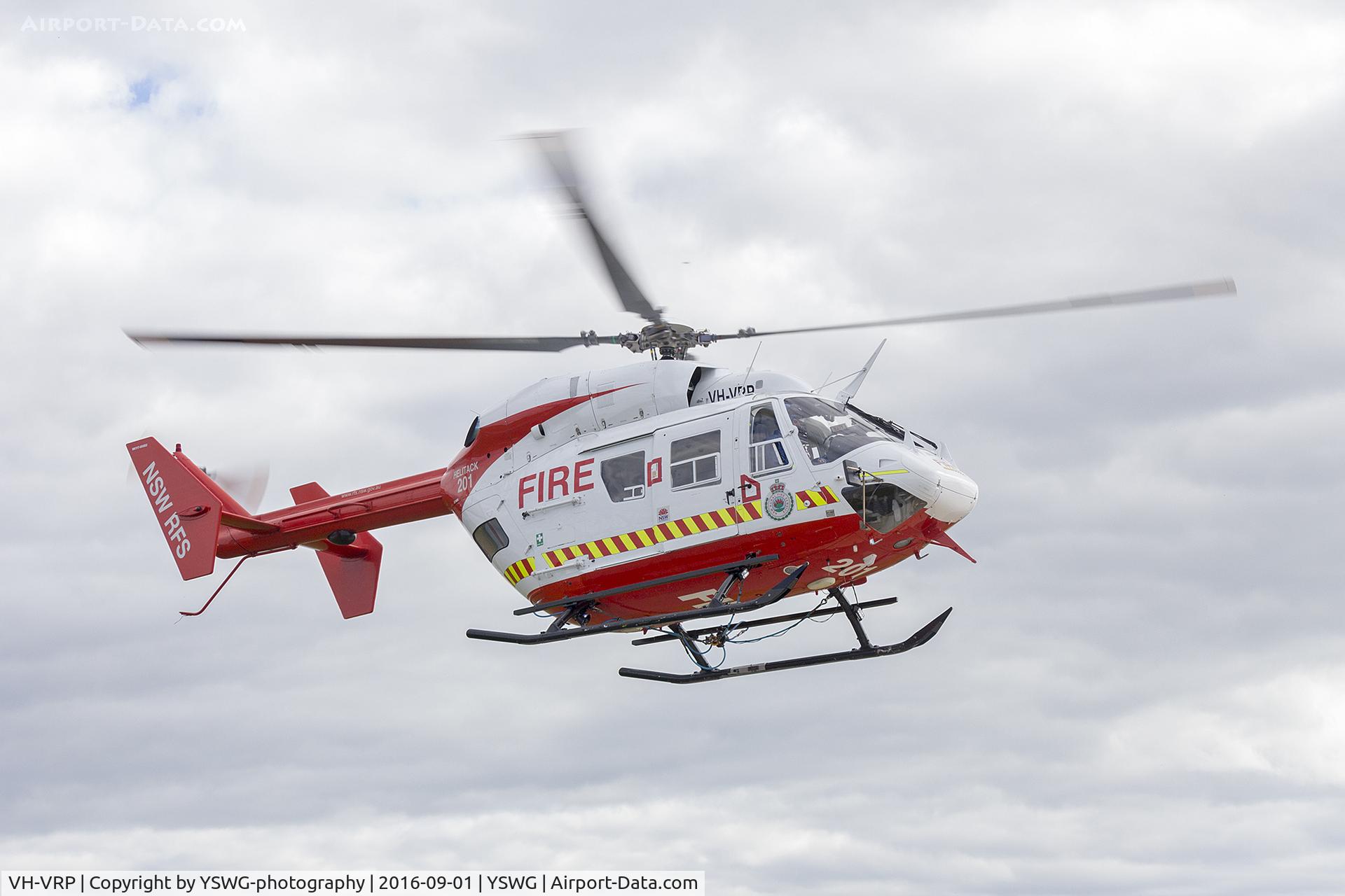 VH-VRP, 1990 MBB-Kawasaki BK-117B-2 C/N 1057, NSW RFS (VH-VRP) Kawasaki BK117 B-2 HELITACK 201