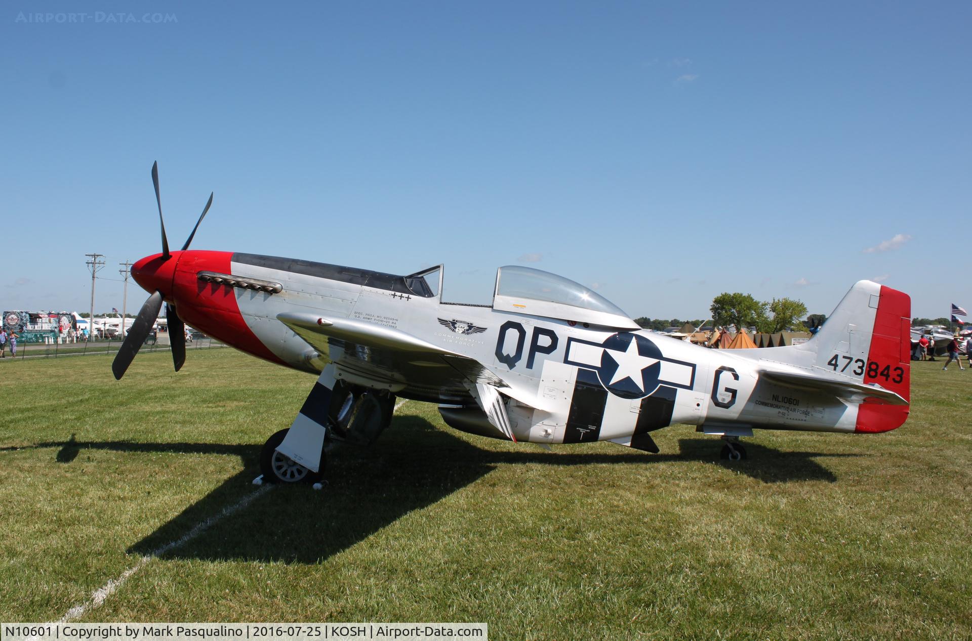 N10601, 1944 North American P-51D Mustang C/N 122-40383, North American P-51D