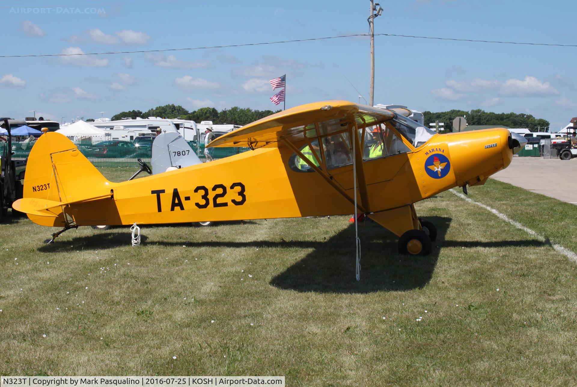 N323T, 1953 Piper PA-18-105 Special C/N 18-2437, Piper PA-18-105 Special