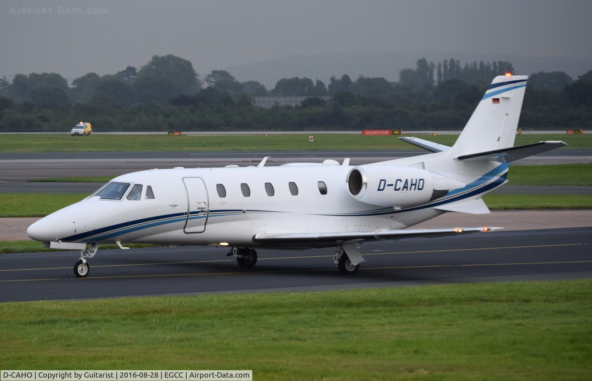 D-CAHO, 2014 Cessna 560 Citation Excel XLS+ C/N 560-6165, At Manchester