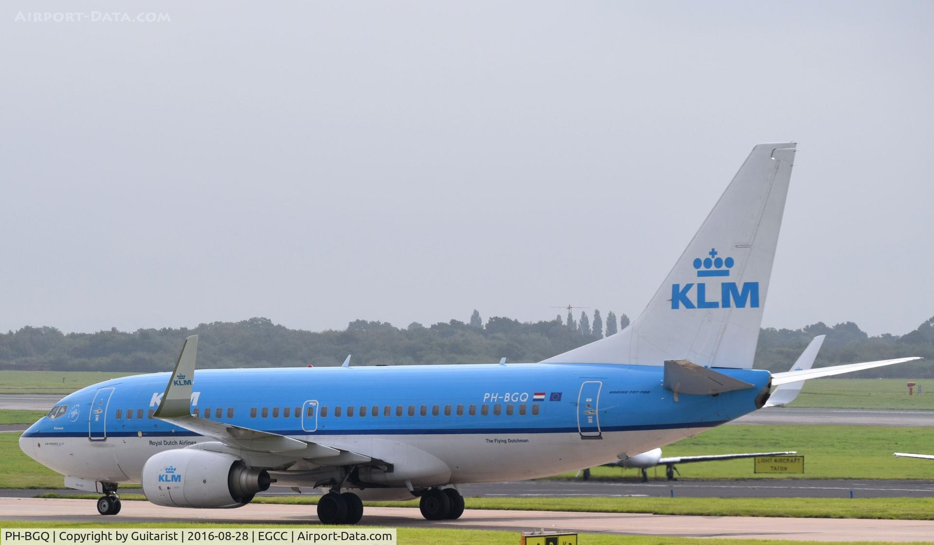 PH-BGQ, 2011 Boeing 737-7K2 C/N 39256, At Manchester