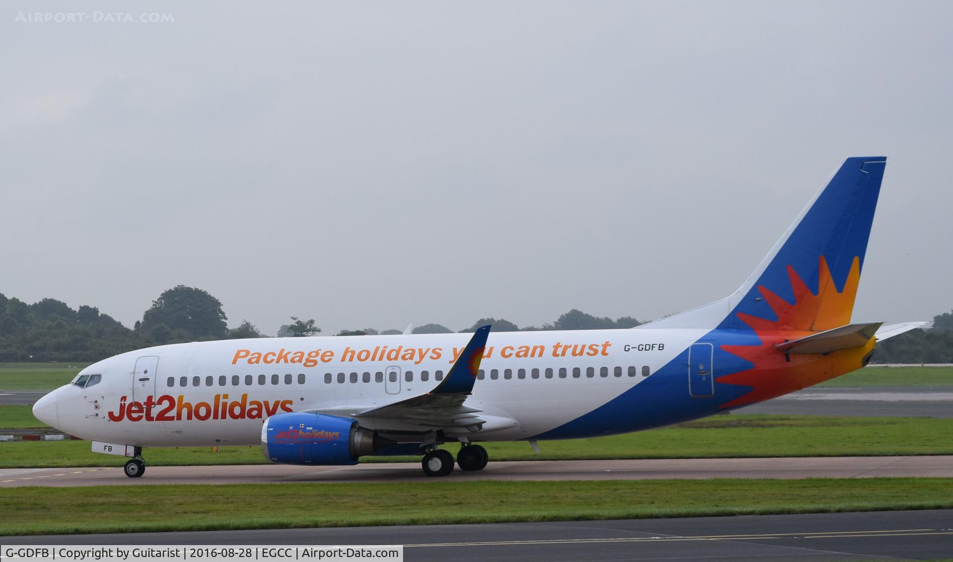 G-GDFB, 1992 Boeing 737-33A C/N 25743, At Manchester