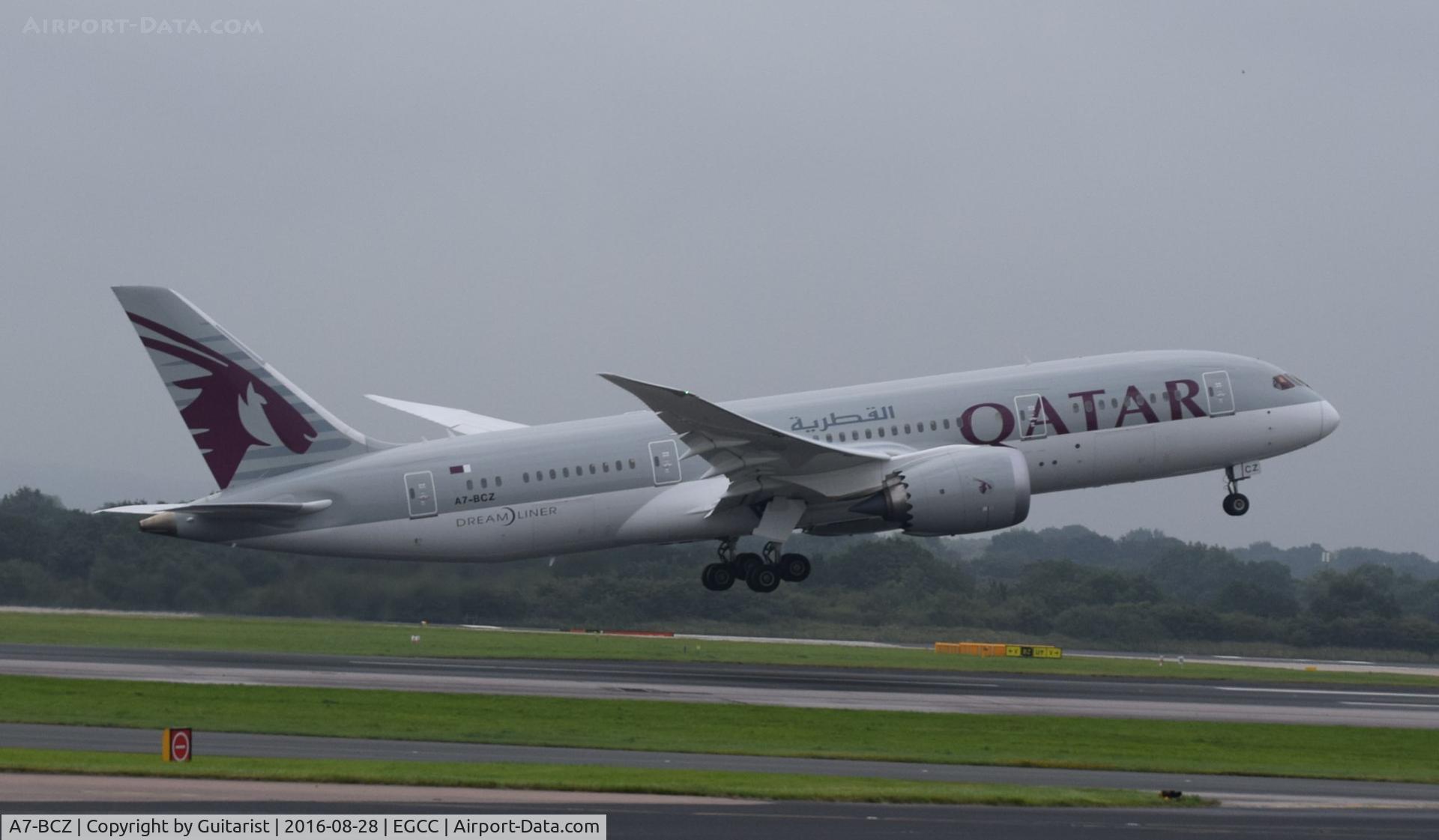 A7-BCZ, 2015 Boeing 787-8 Dreamliner Dreamliner C/N 38344, At Manchester