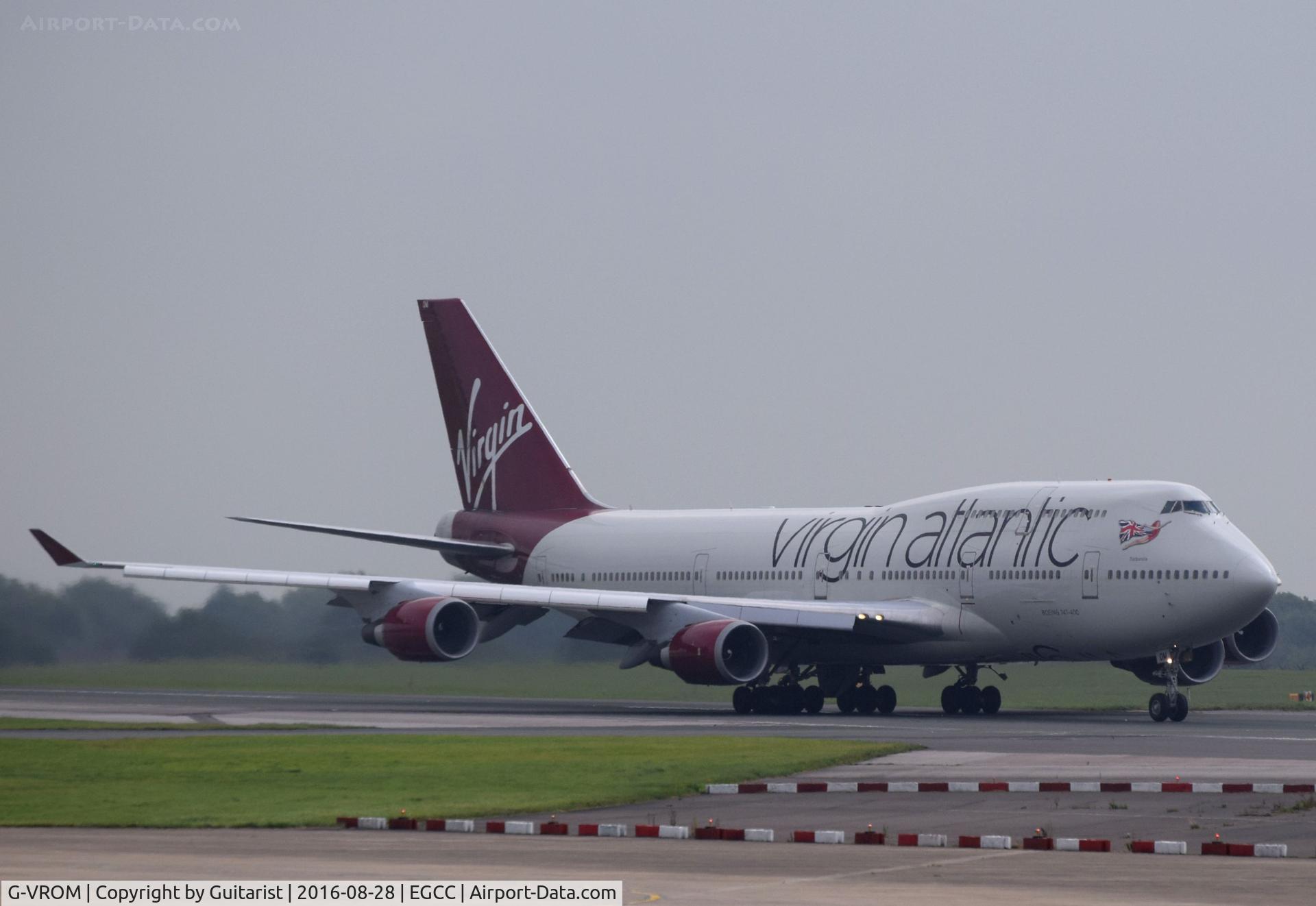 G-VROM, 2001 Boeing 747-443 C/N 32339, At Manchester
