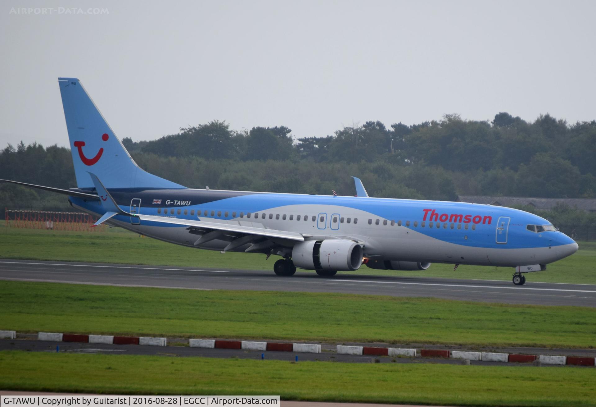 G-TAWU, 2014 Boeing 737-8K5 C/N 37263, At Manchester