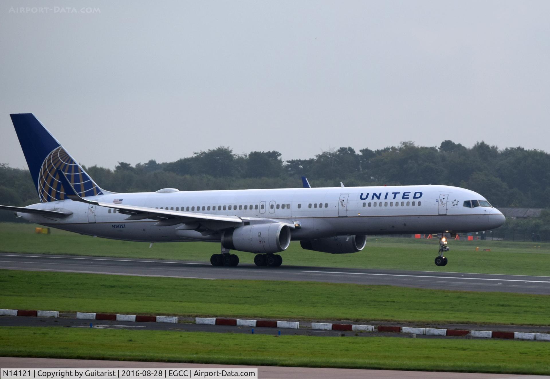 N14121, 1997 Boeing 757-224 C/N 27563, At Manchester