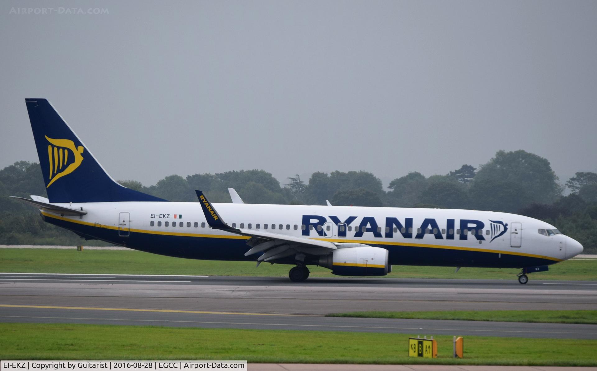 EI-EKZ, 2010 Boeing 737-8AS C/N 38508, At Manchester