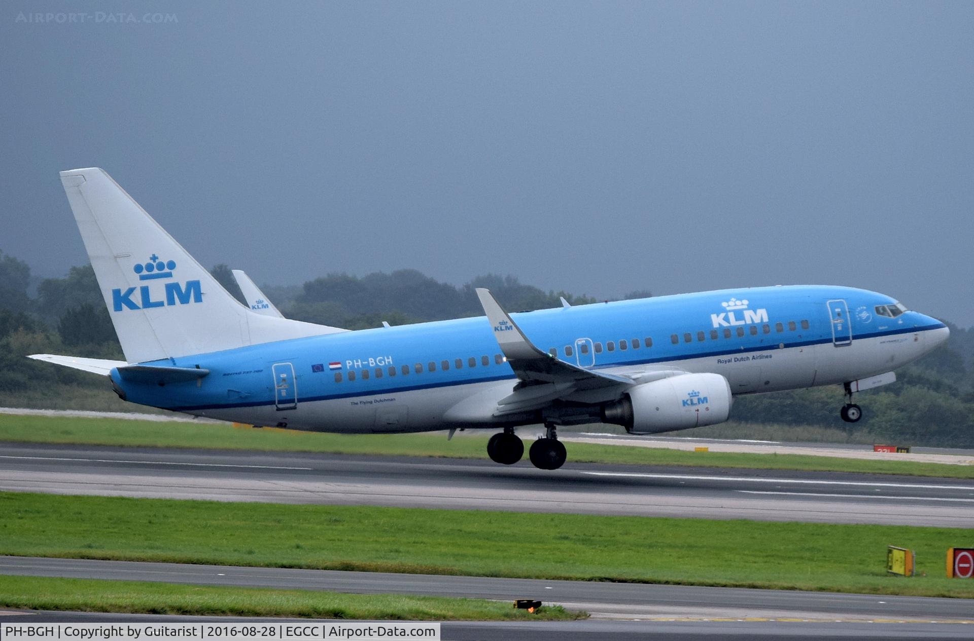 PH-BGH, 2009 Boeing 737-7K2 C/N 38053, At Manchester