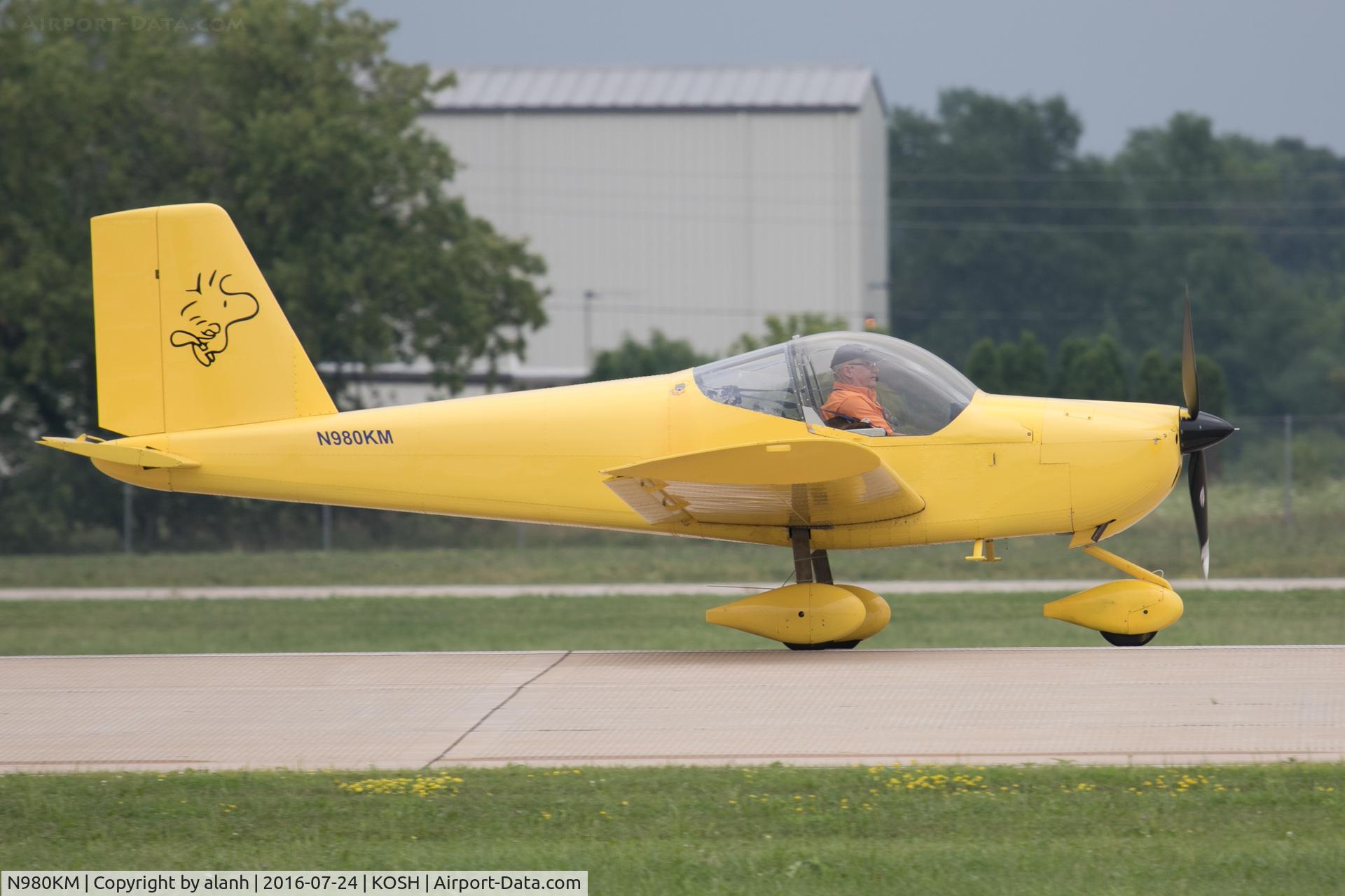N980KM, 2010 Vans RV-12 C/N 120222, Rolling out