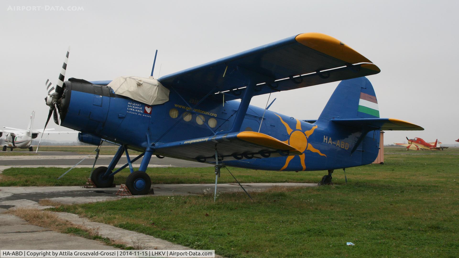 HA-ABD, 1989 Antonov An-2P C/N 1G235-21, Kaposújlak Airport, Hungary