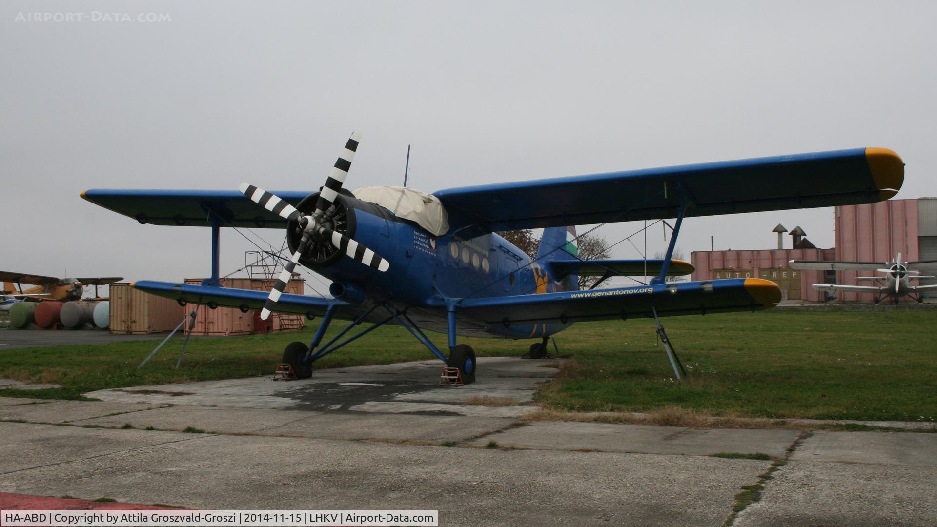 HA-ABD, 1989 Antonov An-2P C/N 1G235-21, Kaposújlak Airport, Hungary