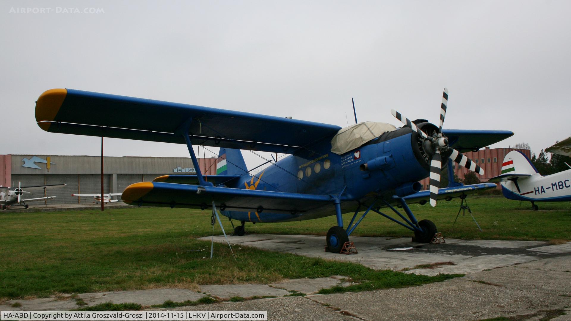 HA-ABD, 1989 Antonov An-2P C/N 1G235-21, Kaposújlak Airport, Hungary