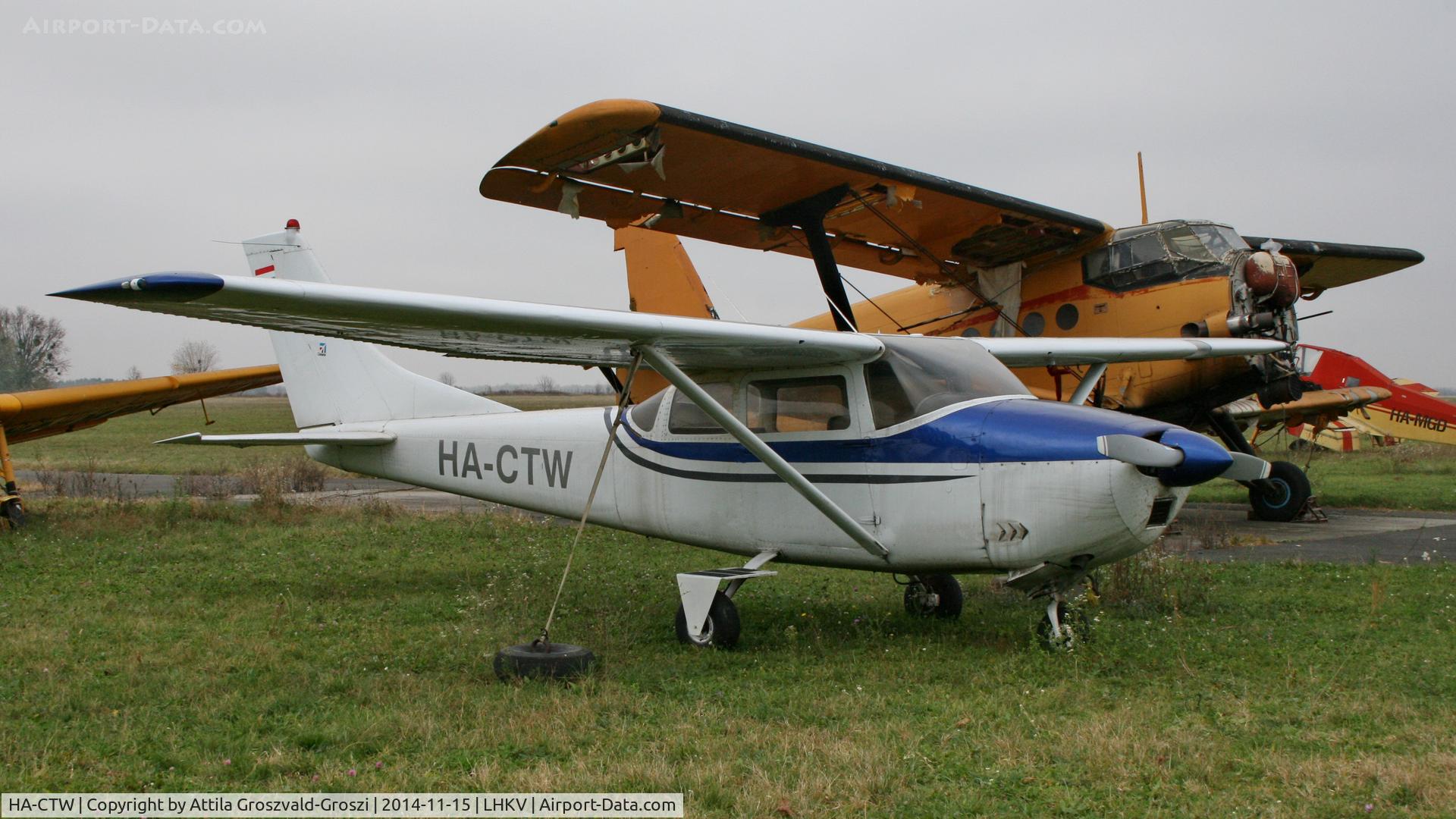 HA-CTW, Cessna 182E Skylane C/N 18253630, Kaposújlak Airport, Hungary