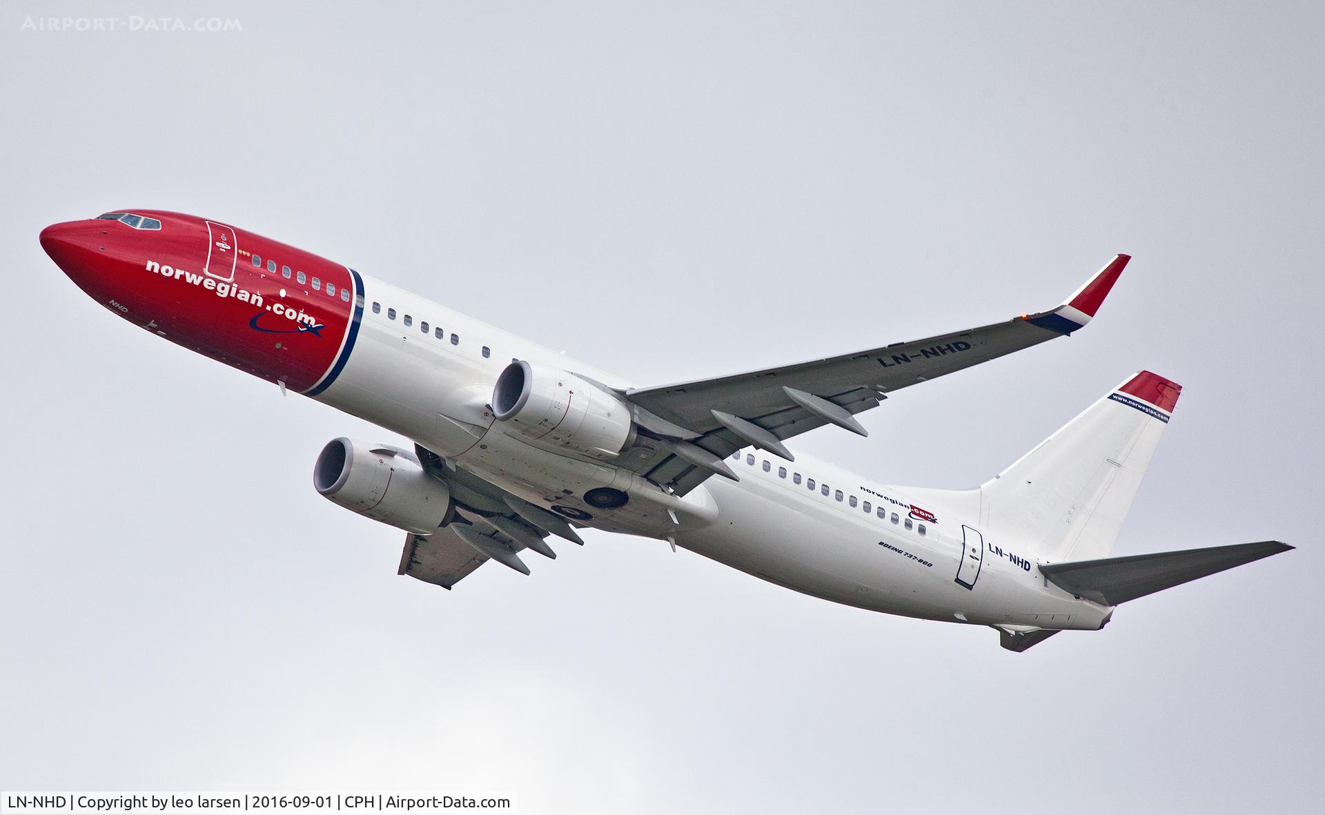 LN-NHD, 2015 Boeing 737-8JP C/N 41131, Copenhagen 1.9.16