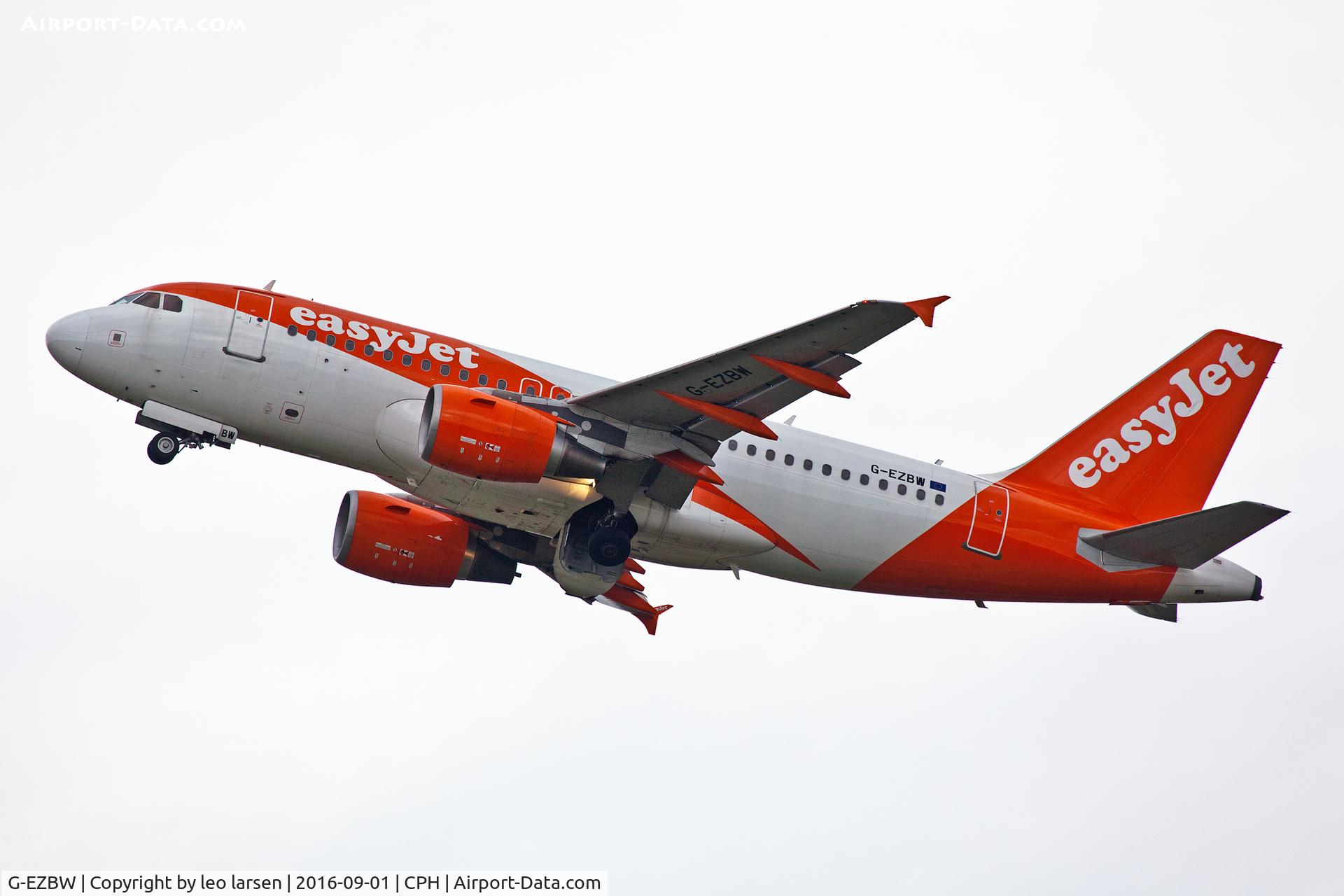 G-EZBW, 2007 Airbus A319-111 C/N 3134, Copenhagen 1.9.16