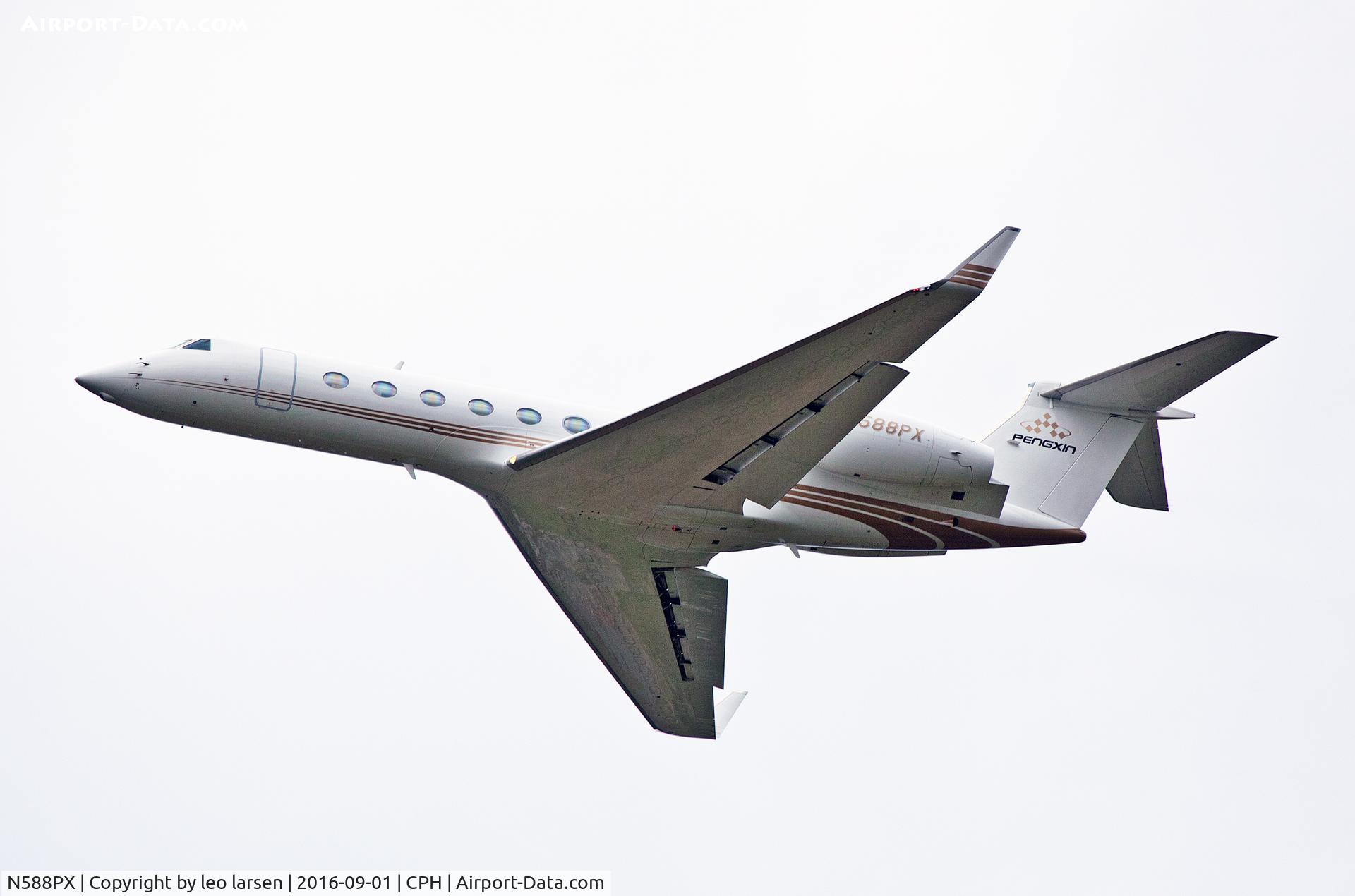 N588PX, Gulfstream Aerospace GV-SP (G550) C/N 5467, Copenhagen 1.9.16