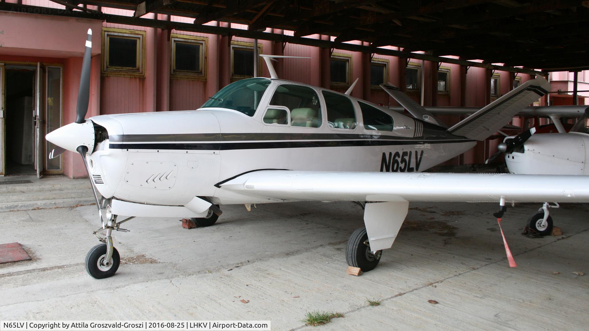 N65LV, 1966 Beech V35 Bonanza Bonanza C/N D-8238, Kaposújlak Airport, Hungary