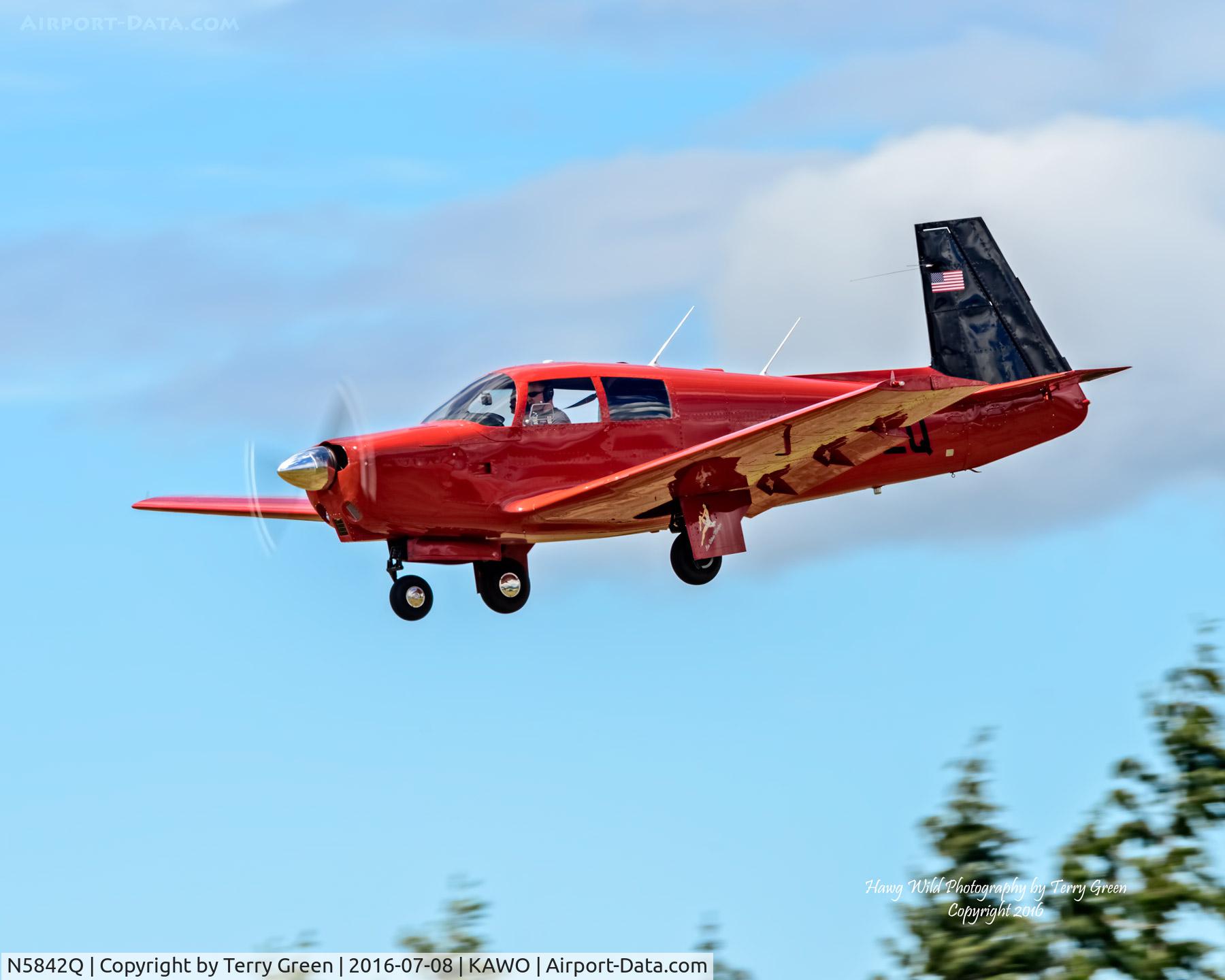 N5842Q, 1965 Mooney M20C Ranger C/N 3130, KAWO