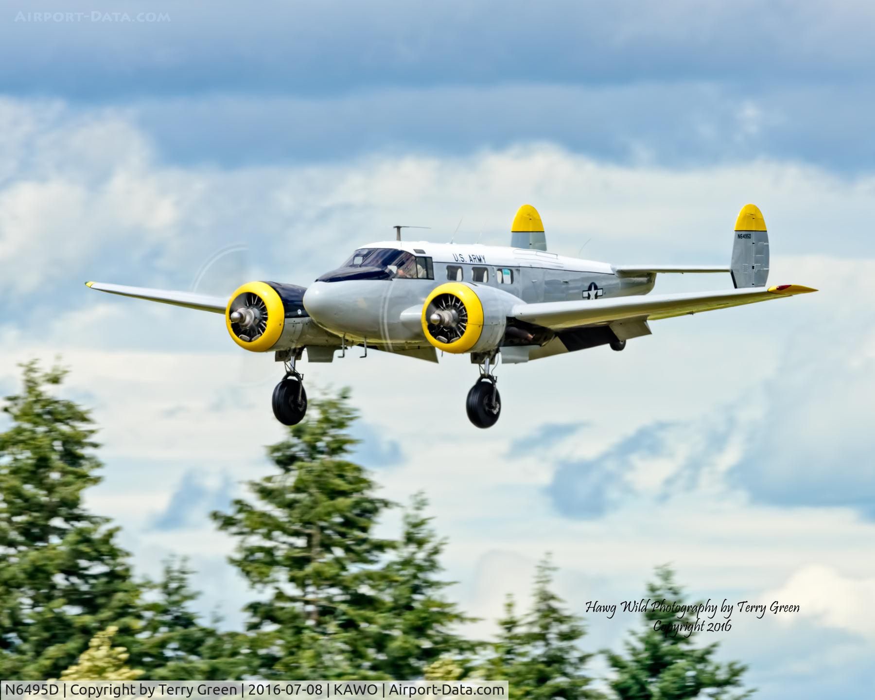 N6495D, 1960 Beech C-45H Expeditor C/N AF-449, KAWO