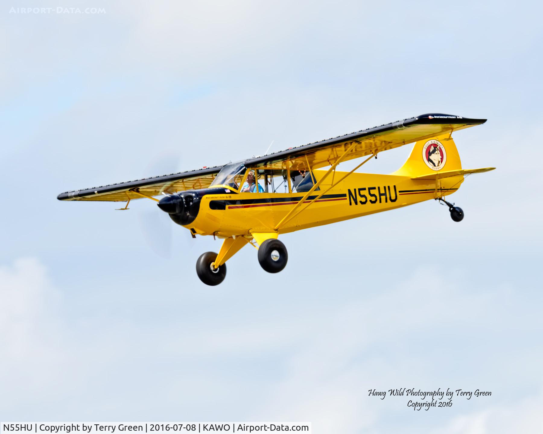 N55HU, 1999 Aviat A-1B Husky C/N 2046, KAWO