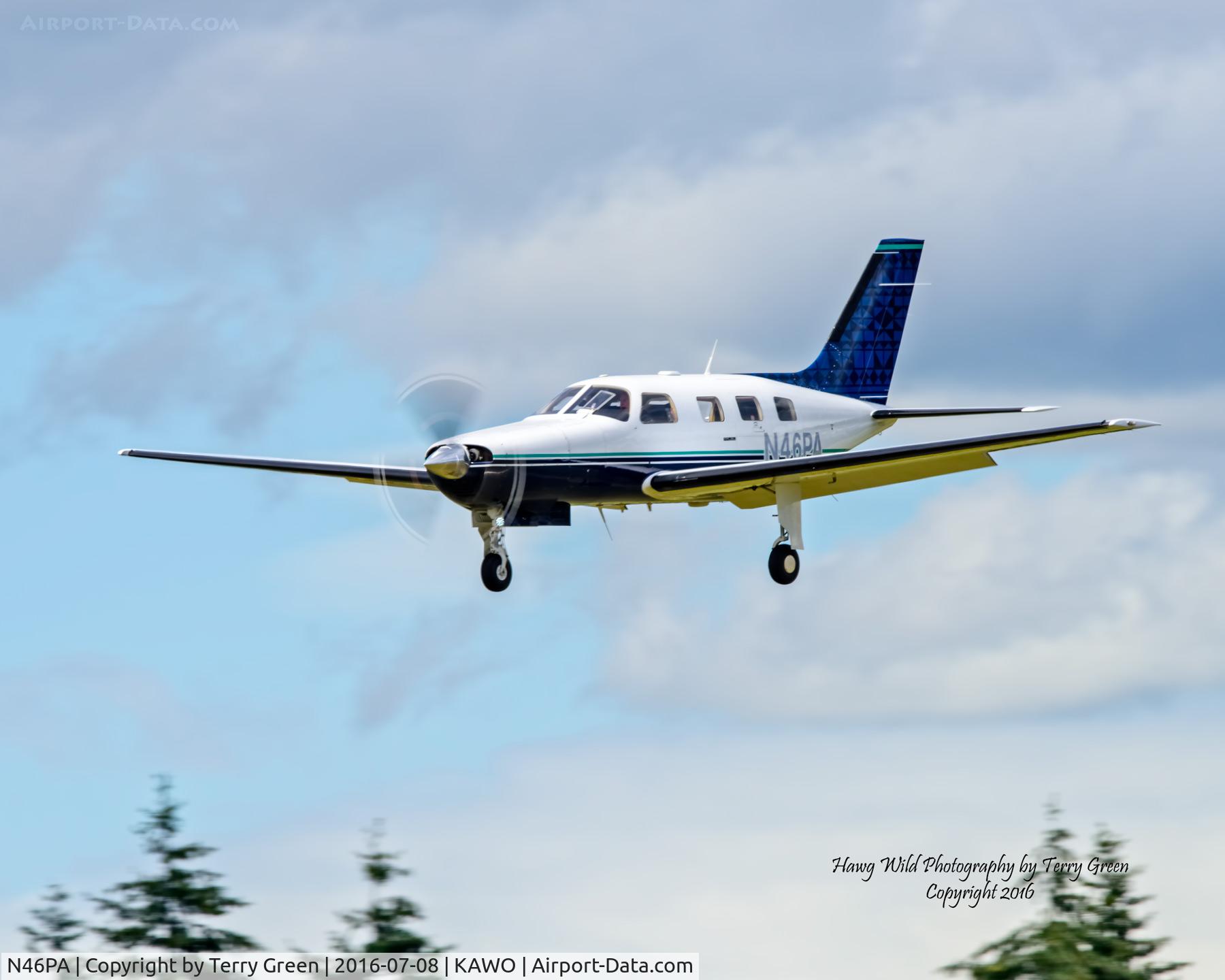N46PA, 1984 Piper PA-46-310P Malibu Malibu C/N 46-8408060, KAWO