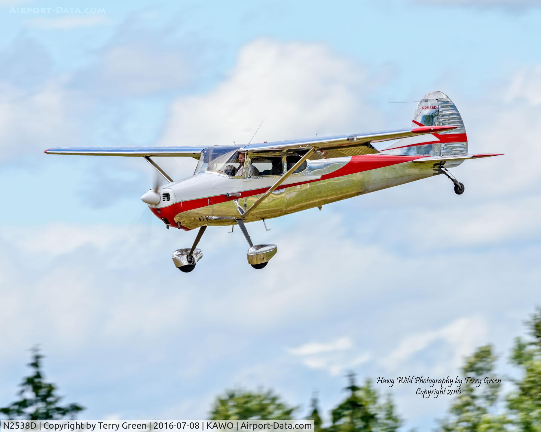 N2538D, 1952 Cessna 170B C/N 20690, KAWO