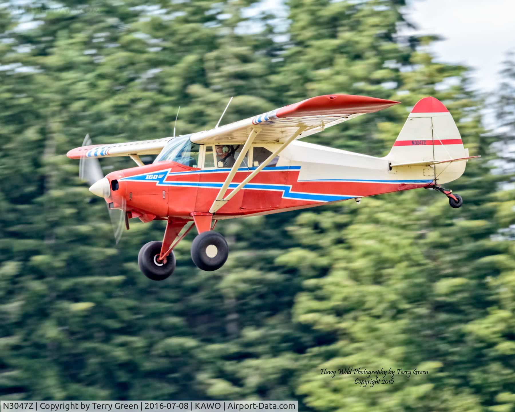 N3047Z, 1960 Piper PA-22-160 Tri Pacer C/N 22-7001, KAWO