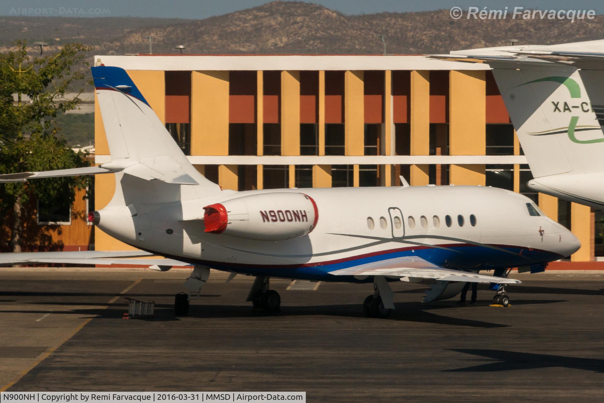 N900NH, 2002 Dassault Falcon 2000 C/N 206, Parked in private jet area north of main terminal building.
