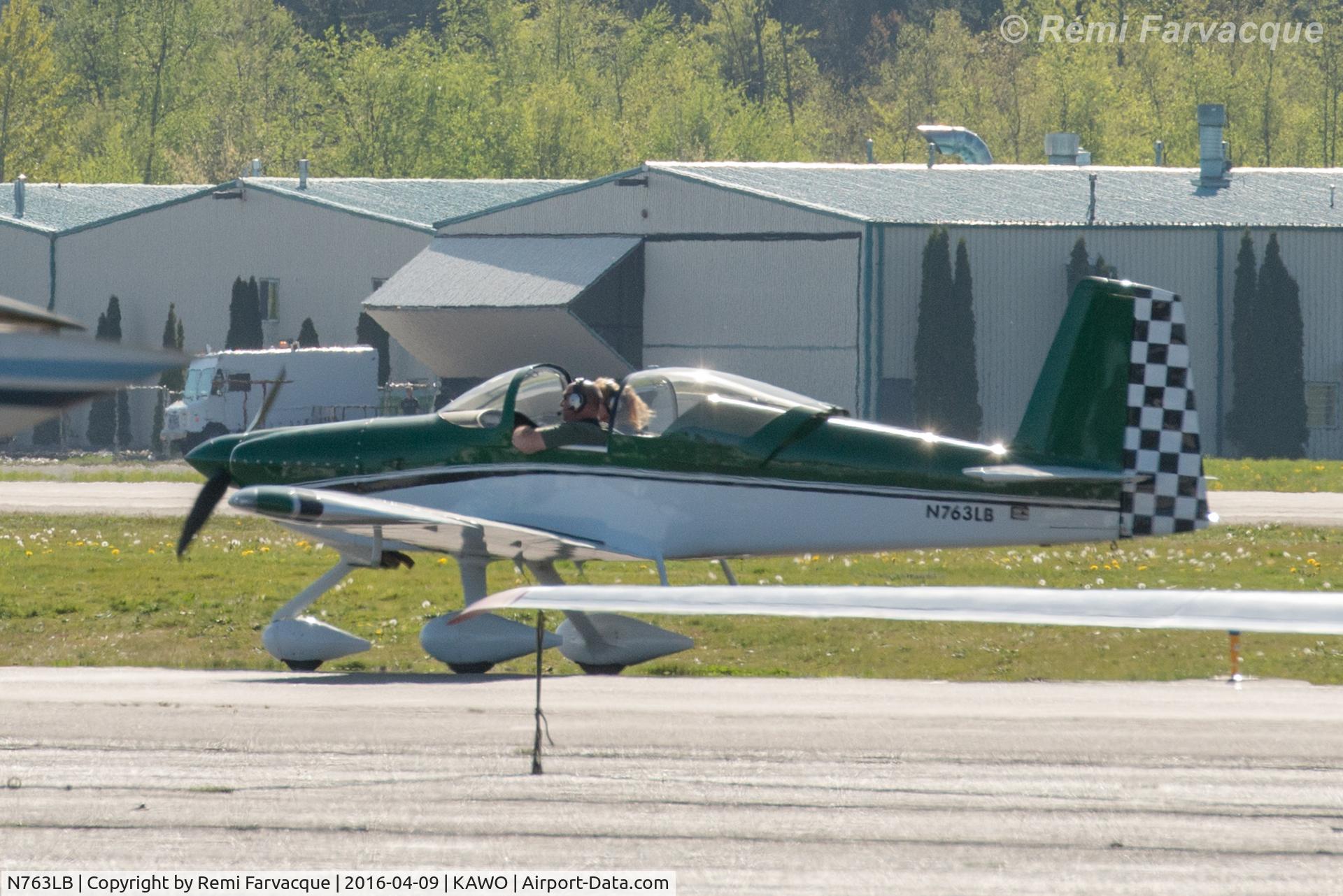 N763LB, 2011 Van's RV-7A C/N 70690, Taxiing after landing.
