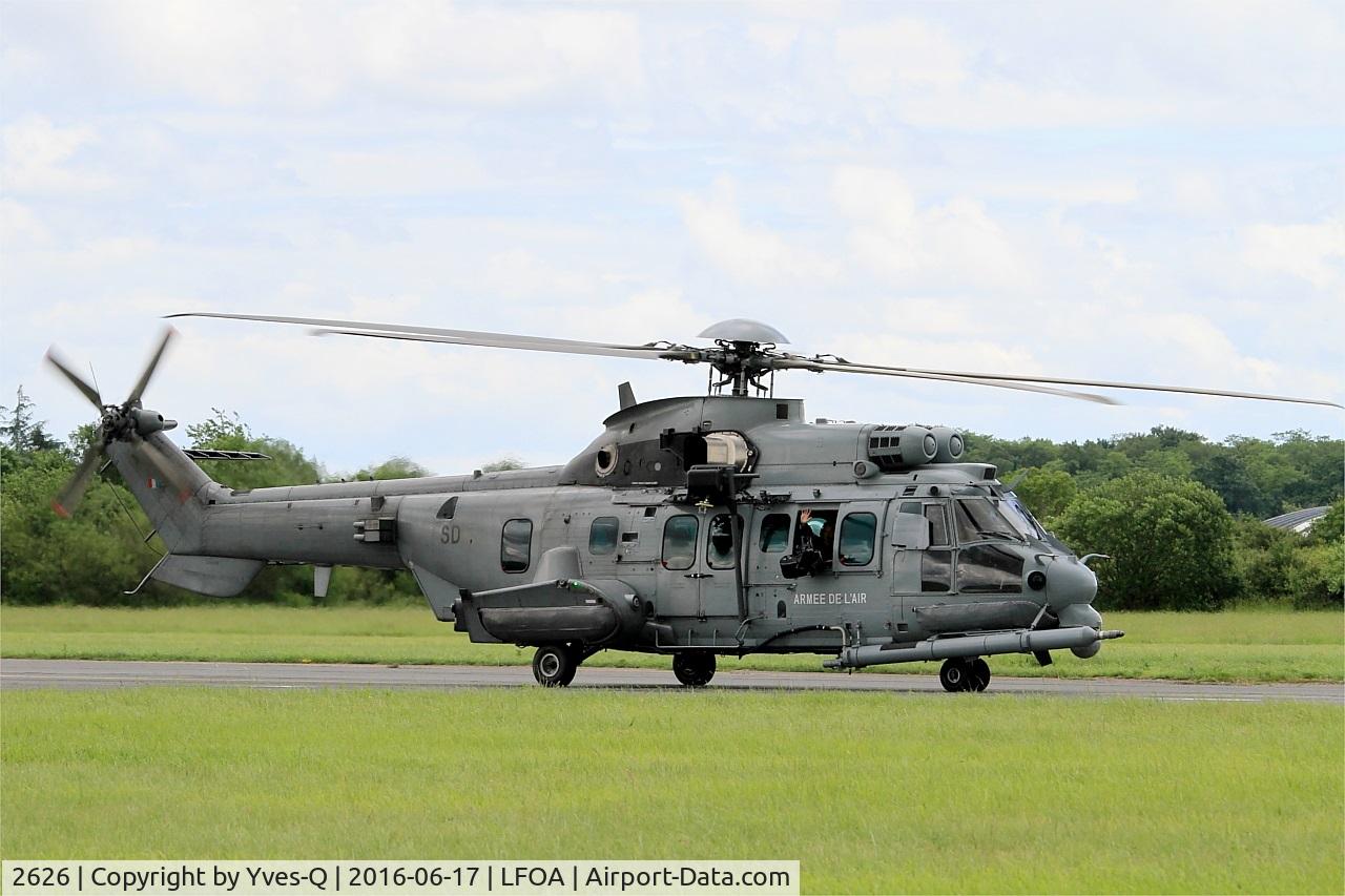 2626, Eurocopter EC-725R2 Caracal C/N 2626, Eurocopter EC-725R2 Caracal, Taxiing to parking area, Avord Air Base 702 (LFOA) Open day 2016