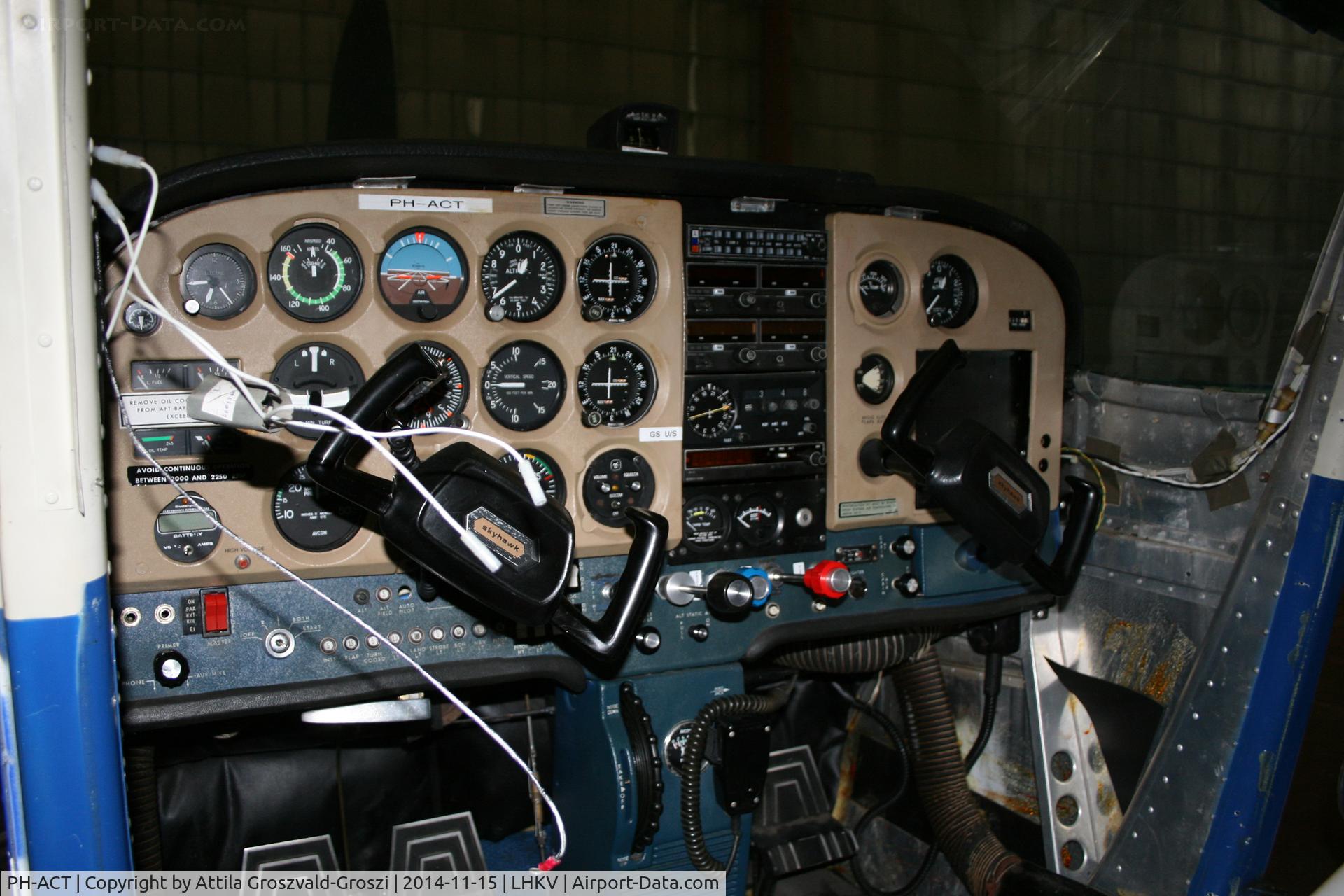 PH-ACT, 1976 Cessna 172M C/N 17267244, Kaposújlak Airport, Hungary