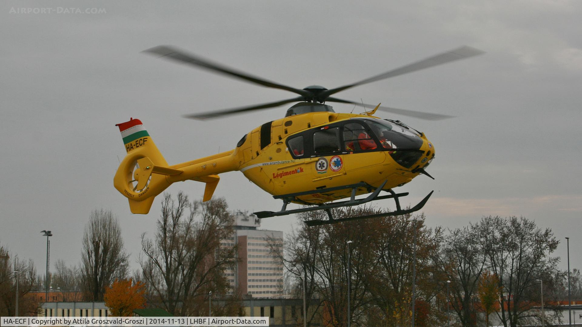 HA-ECF, 2004 Eurocopter EC-135T-2 C/N 0368, Balatonfüred Air Ambulance base of departure for deployment