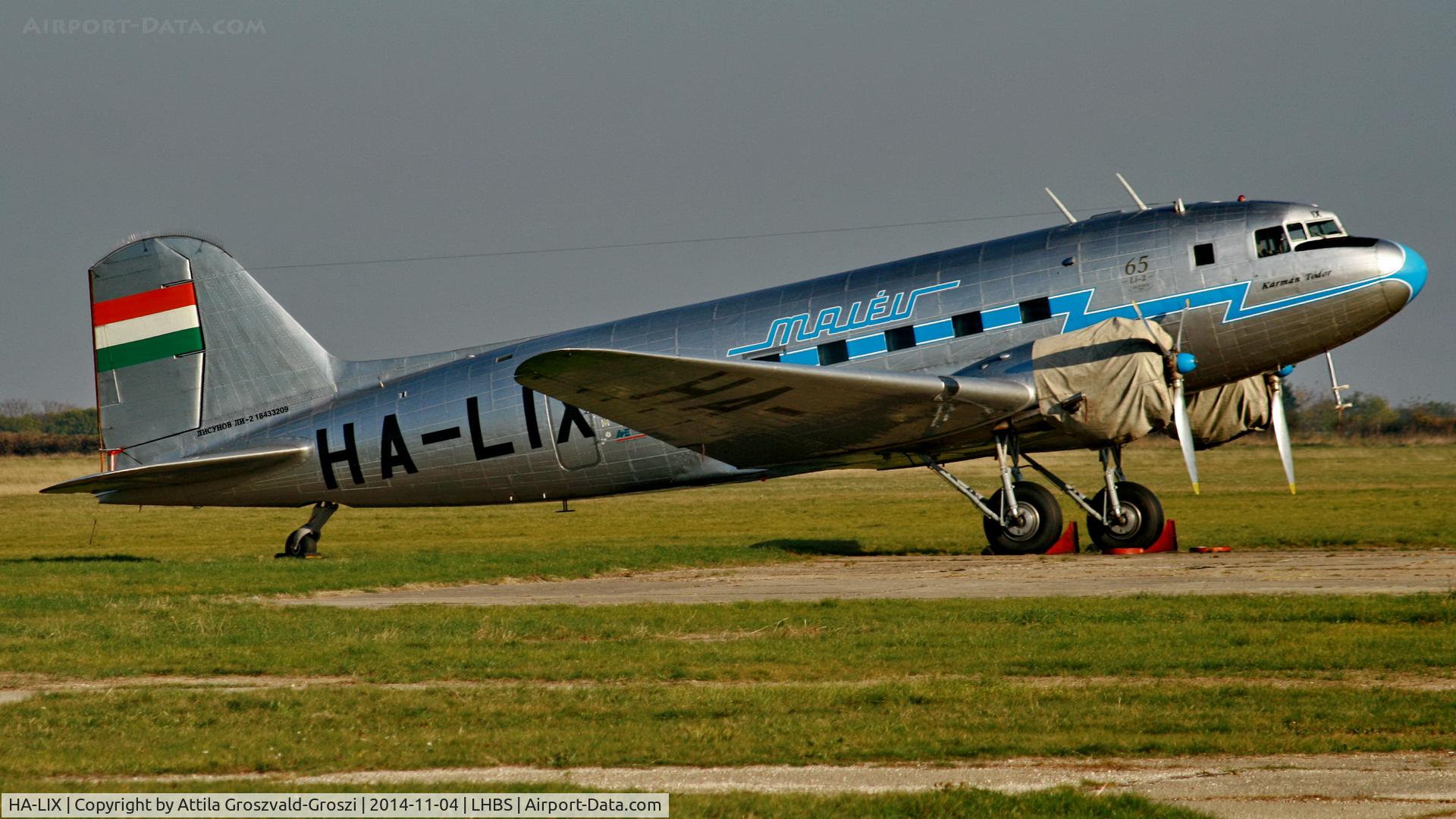 HA-LIX, 1949 Lisunov Li-2T Cab C/N 18433209, Budaörs Airport, Hungary