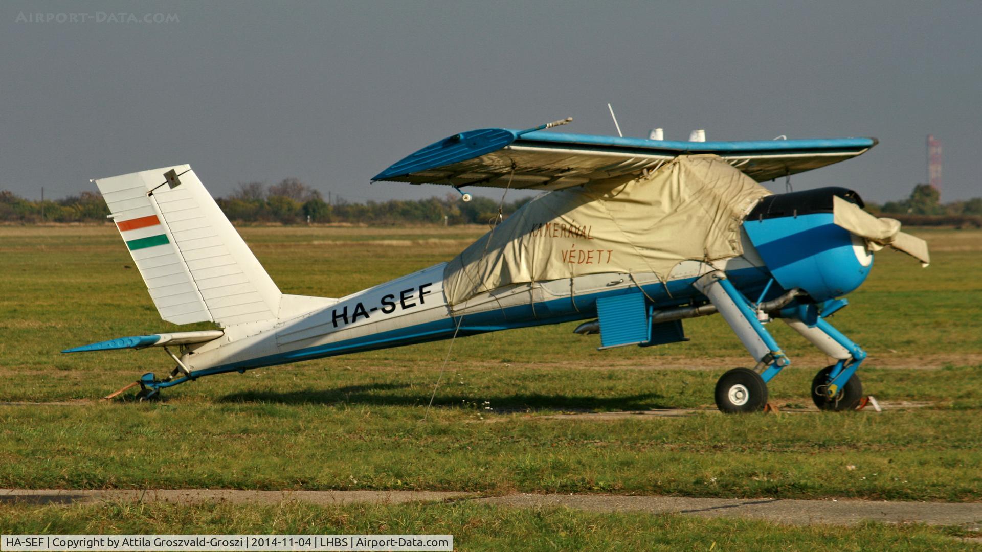 HA-SEF, 1970 PZL-Okecie PZL-104 Wilga C/N 59064, Budaörs Airport, Hungary