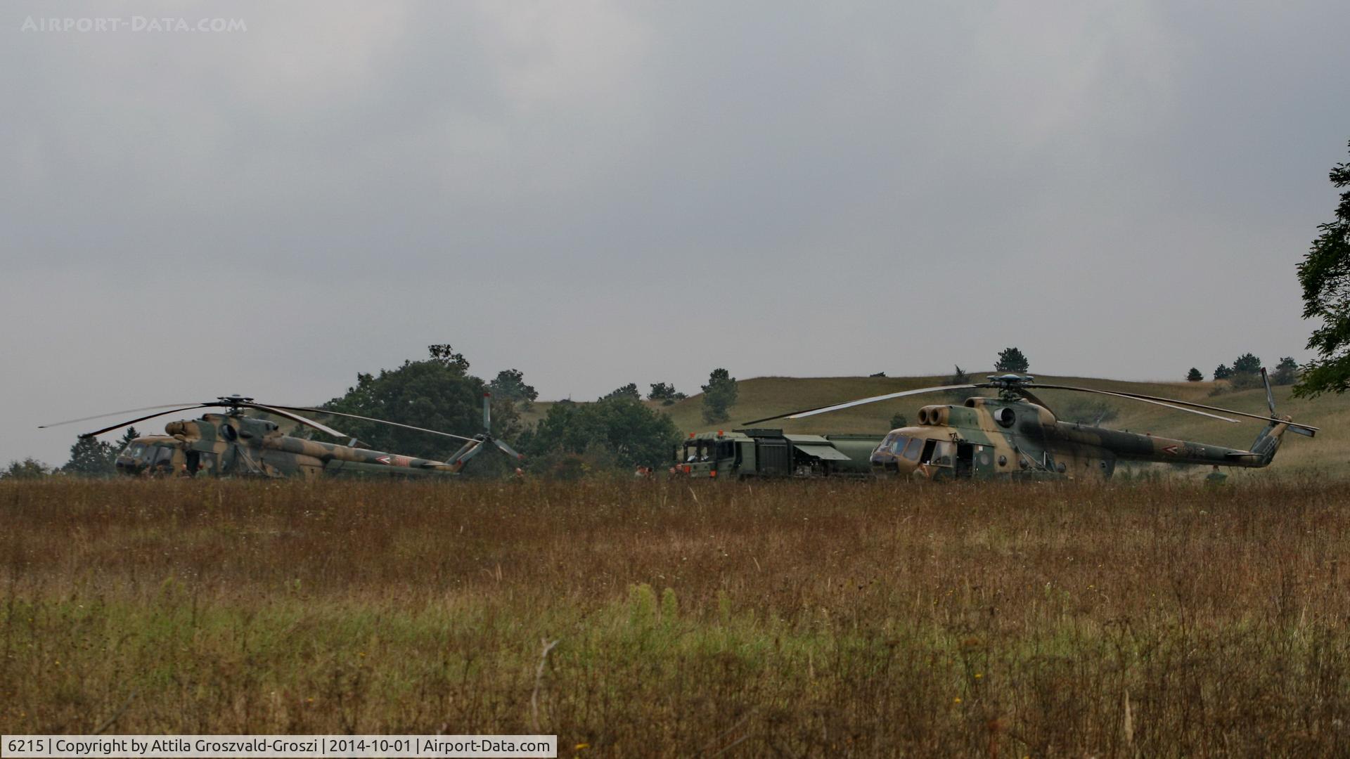 6215, 1980 Mil Mi-8T Hip C/N 226215, Military training base, Újdörögd, Hungary