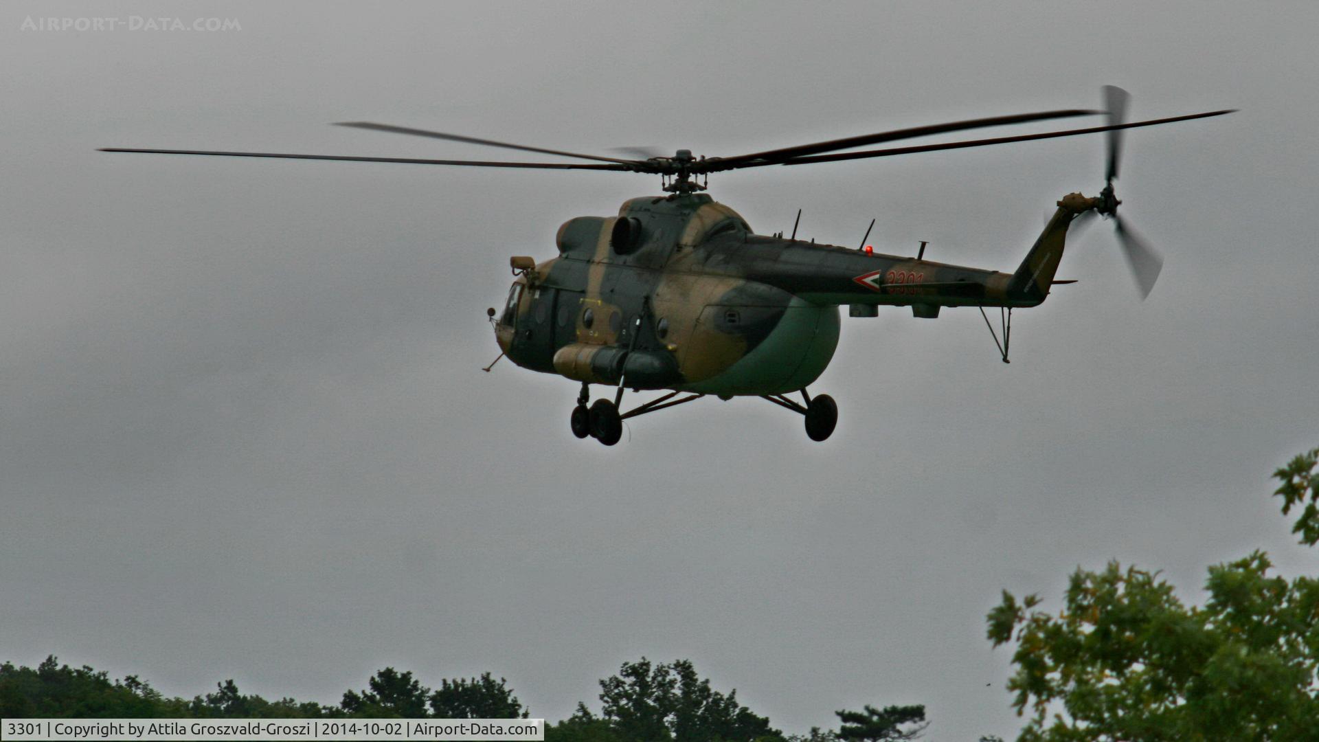 3301, 1988 Mil Mi-8T Hip C/N 98841201, Veszprém-Jutas újmajor, Hungarian airforce training base