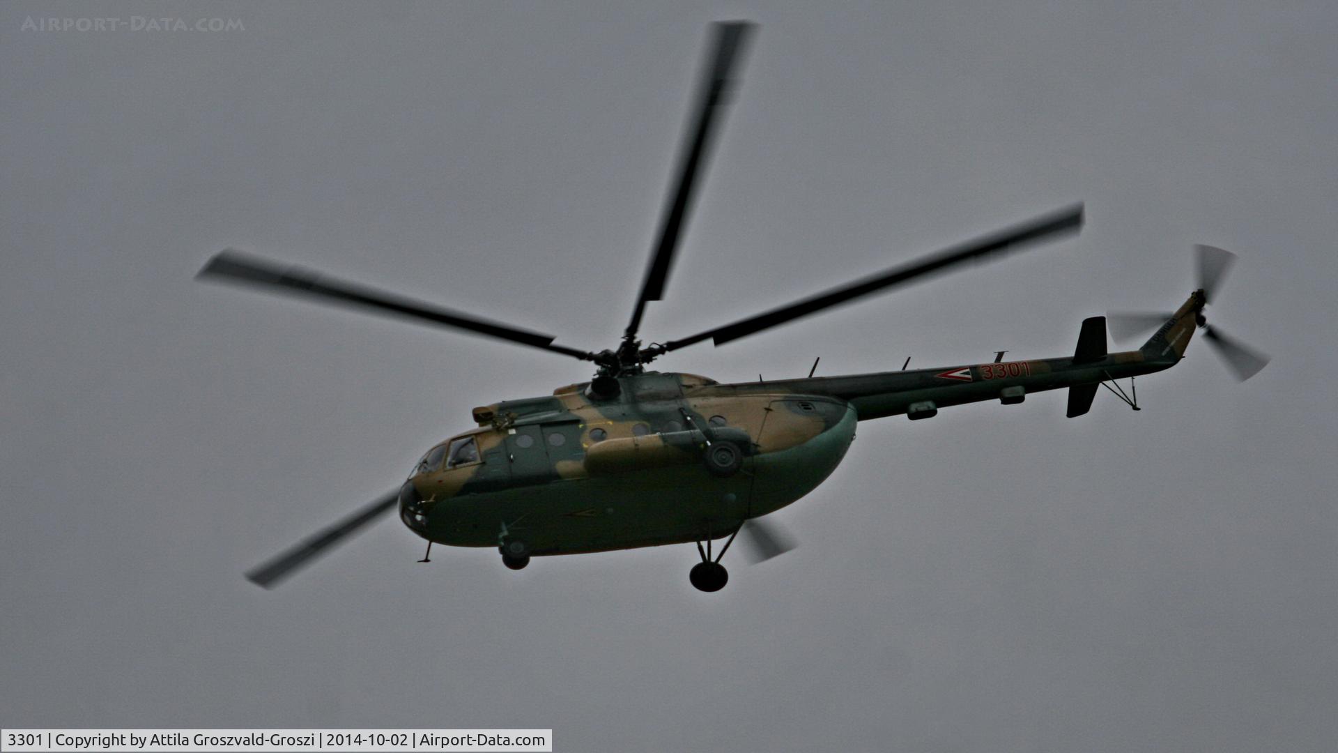 3301, 1988 Mil Mi-8T Hip C/N 98841201, Veszprém-Jutas újmajor, Hungarian airforce training base