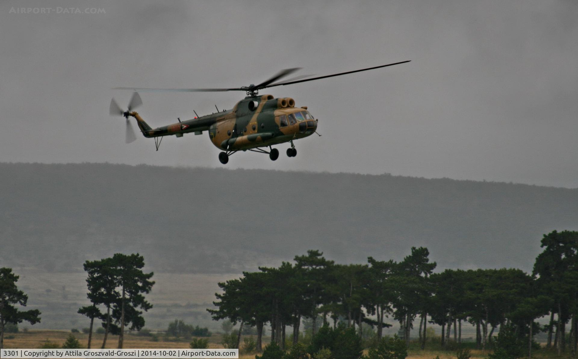 3301, 1988 Mil Mi-8T Hip C/N 98841201, Veszprém-Jutas újmajor, Hungarian airforce training base