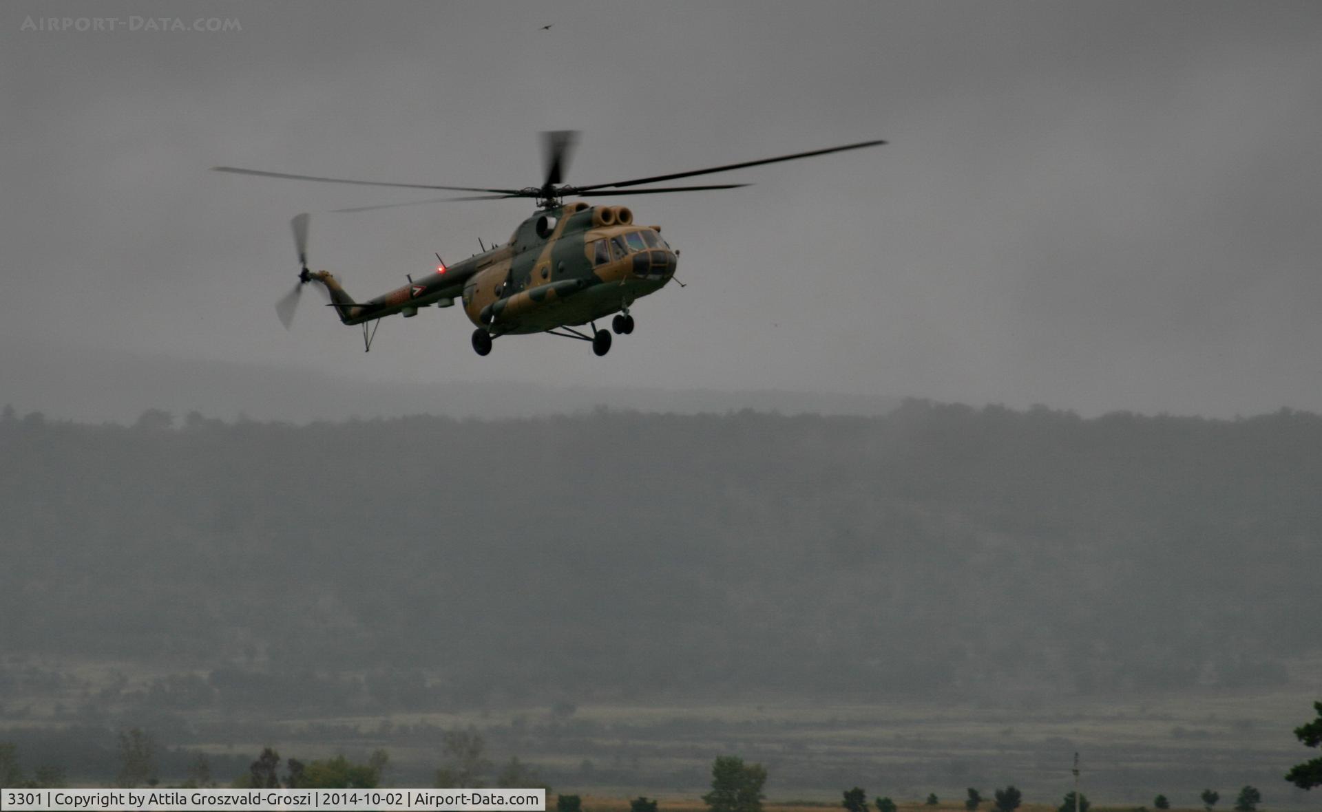 3301, 1988 Mil Mi-8T Hip C/N 98841201, Veszprém-Jutas újmajor, Hungarian airforce training base