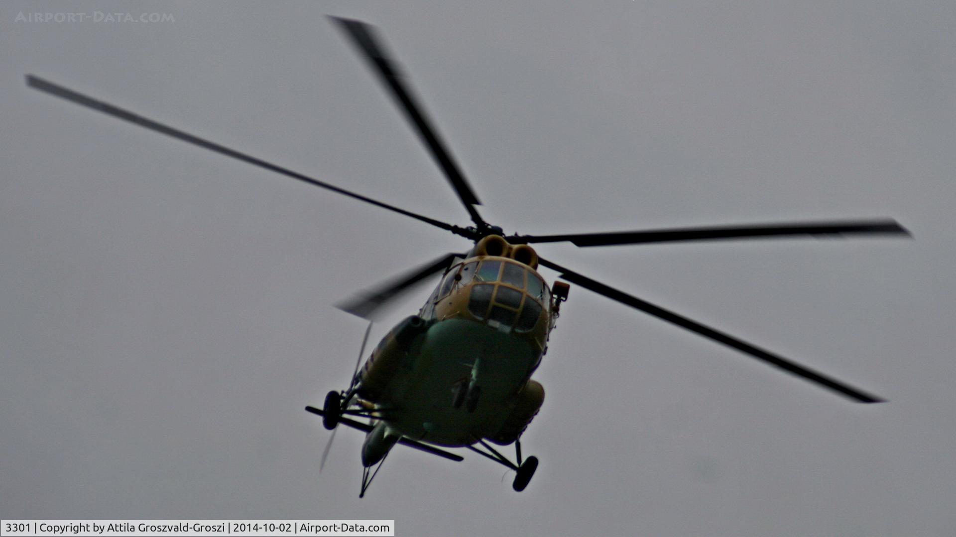 3301, 1988 Mil Mi-8T Hip C/N 98841201, Veszprém-Jutas újmajor, Hungarian airforce training base