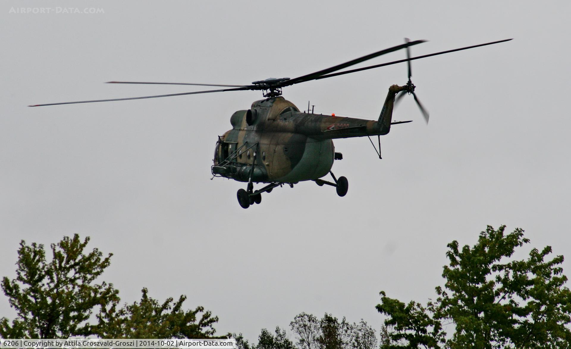 6206, 1979 Mil Mi-8T Hip C/N 226206, Veszprém-Jutas újmajor, Hungarian airforce training base