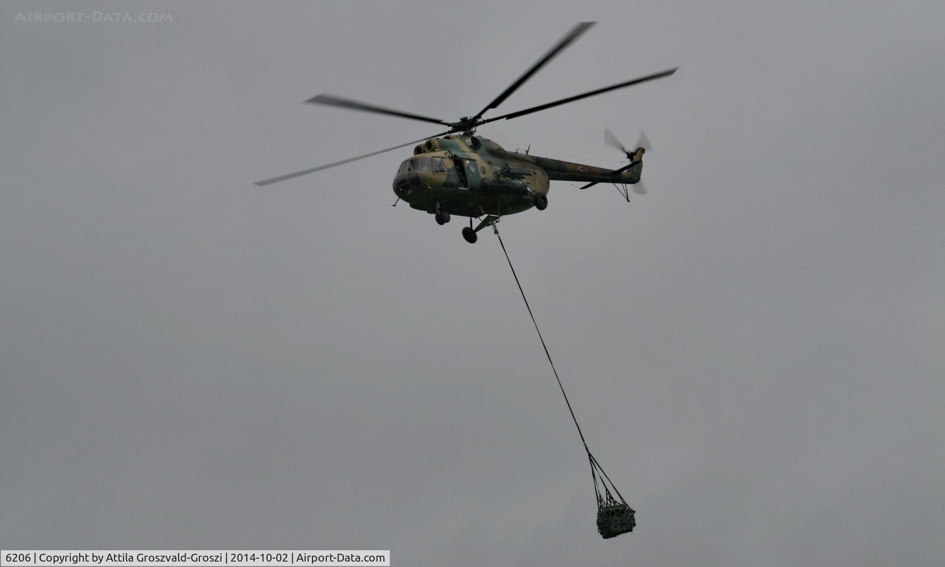 6206, 1979 Mil Mi-8T Hip C/N 226206, Veszprém-Jutas újmajor, Hungarian airforce training base