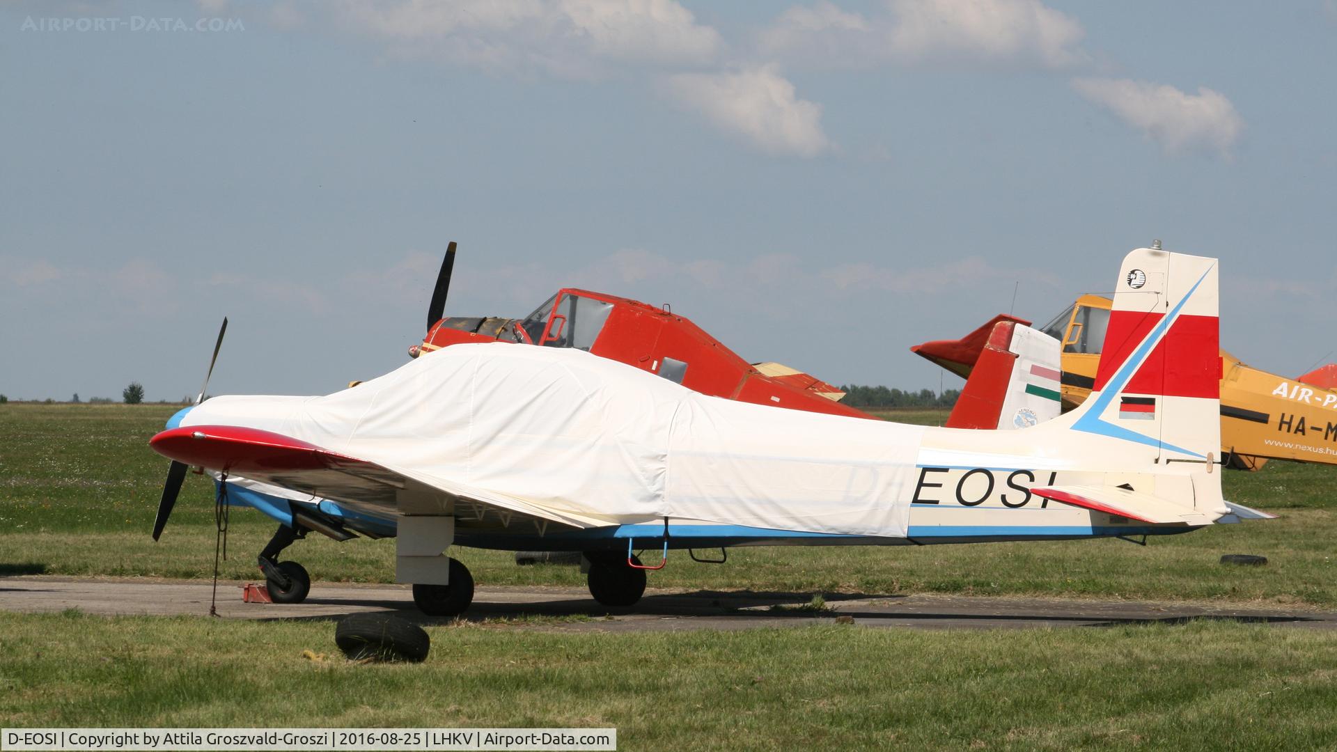 D-EOSI, 1961 Wassmer WA-40 Super IV C/N 27, Kaposújlak Airport, Hungary