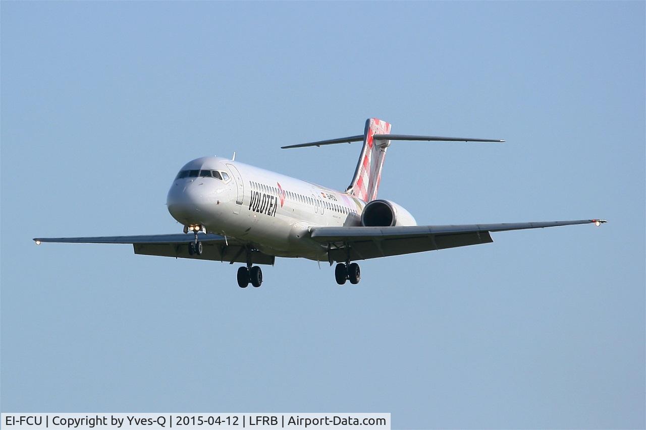 EI-FCU, 2005 Boeing 717-2BL C/N 55190, Boeing 717-2BL, Short approach rwy 25L, Brest-Bretagne airport (LFRB-BES)