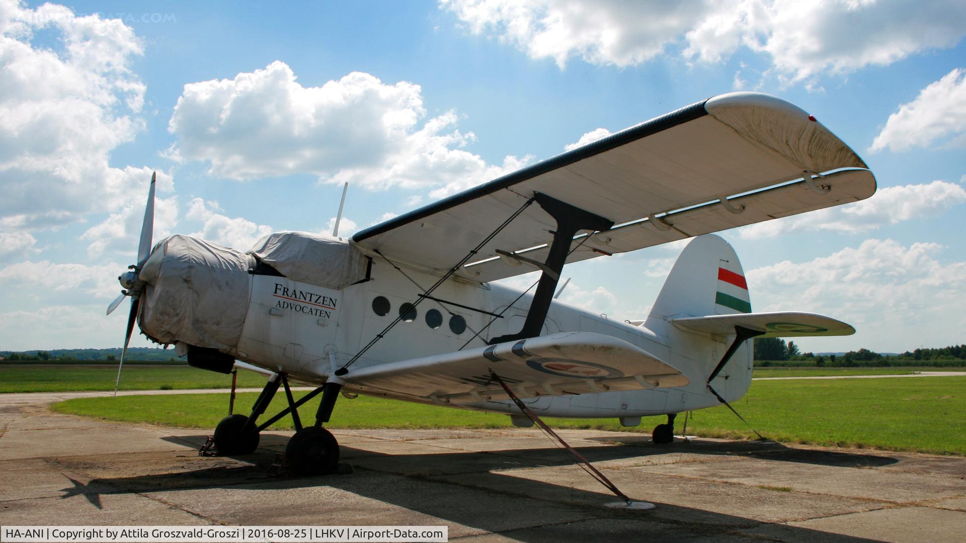 HA-ANI, 1972 Antonov An-2P C/N 1G132-55, Kaposújlak Airport, Hungary