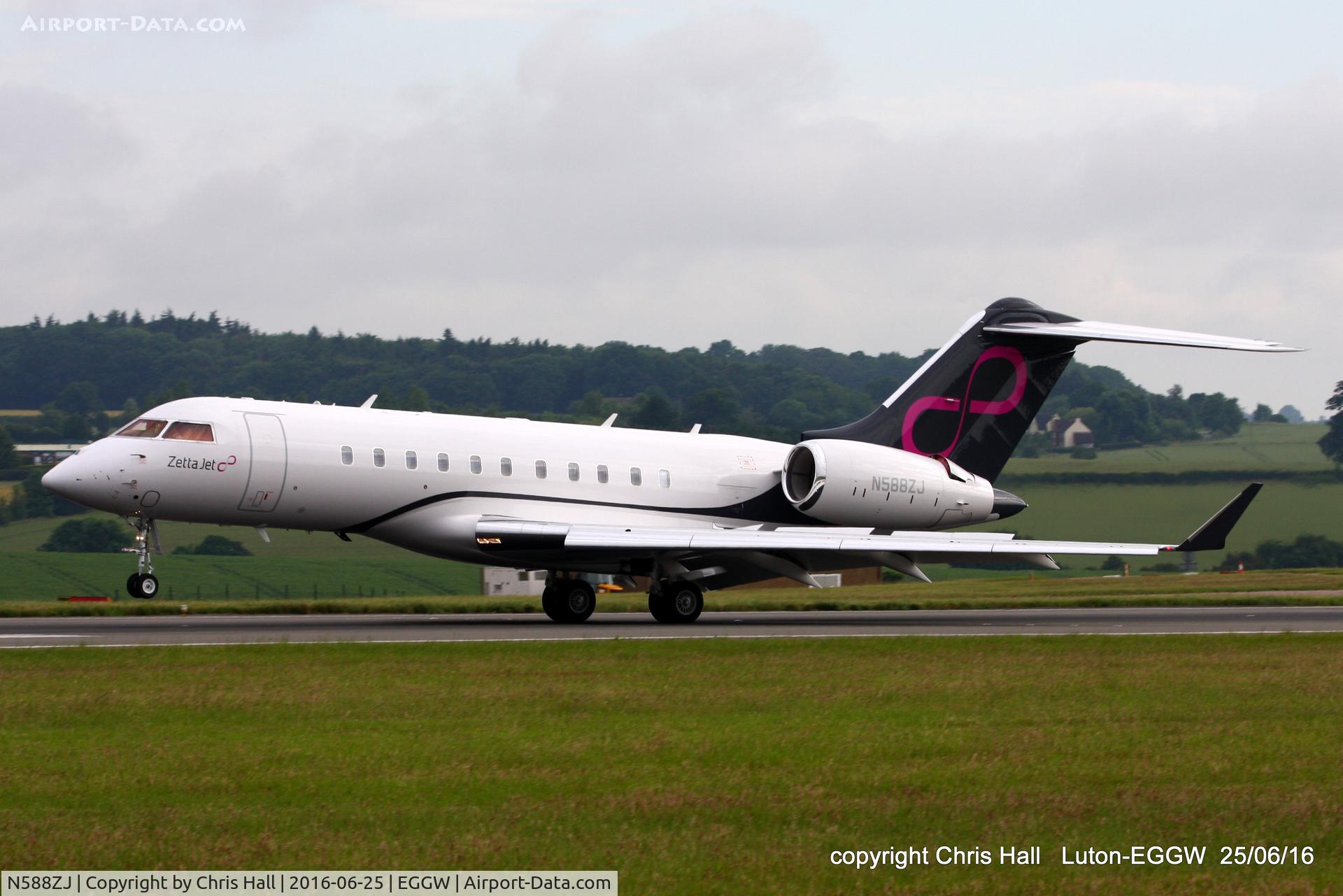 N588ZJ, 2014 Bombardier BD-700-1A11 Global 5000 C/N 9679, Zetta Jet