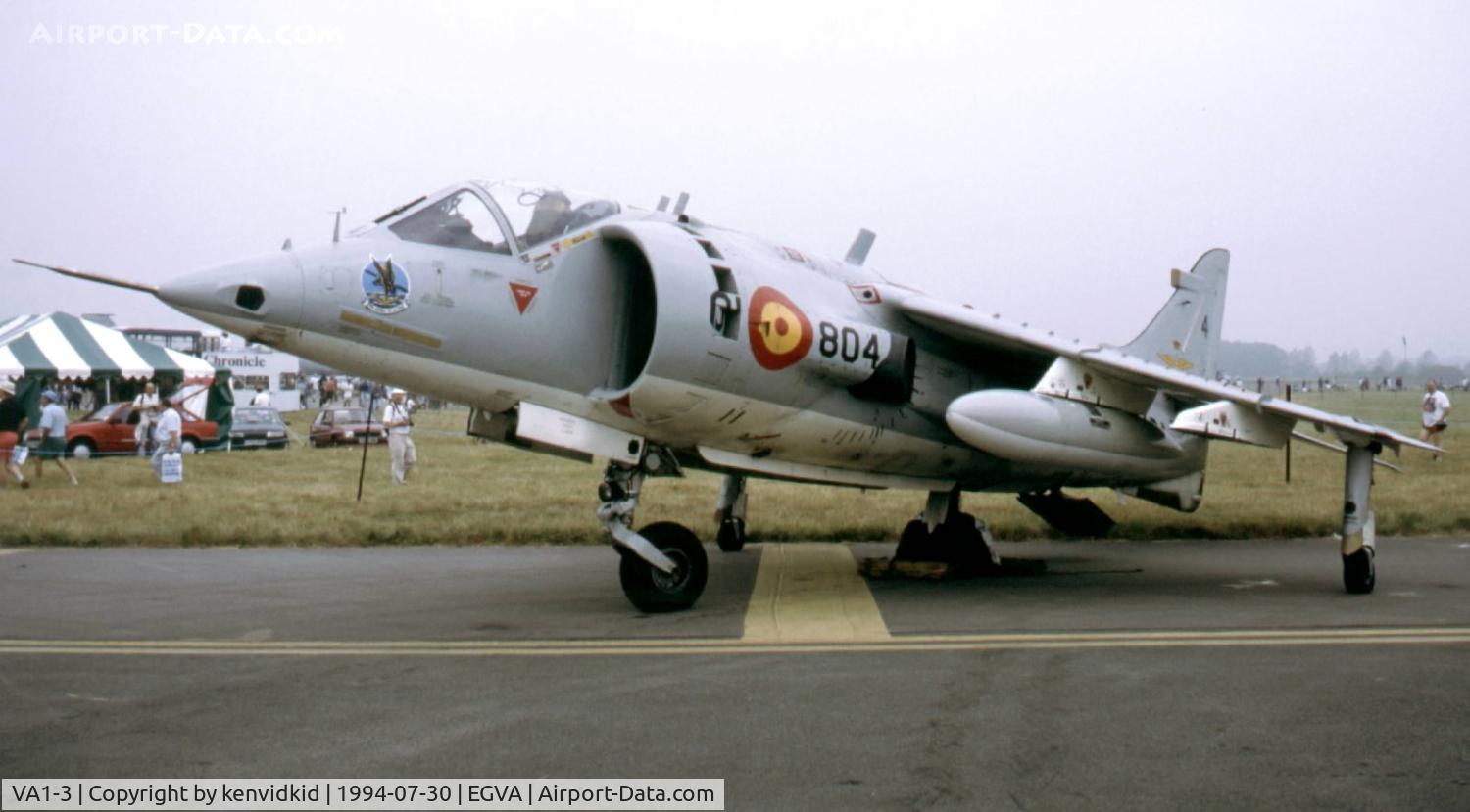 VA1-3, Hawker Siddeley AV-8S Matador C/N 712184, Spanish Armada (Navy) on static display at RIAT.
