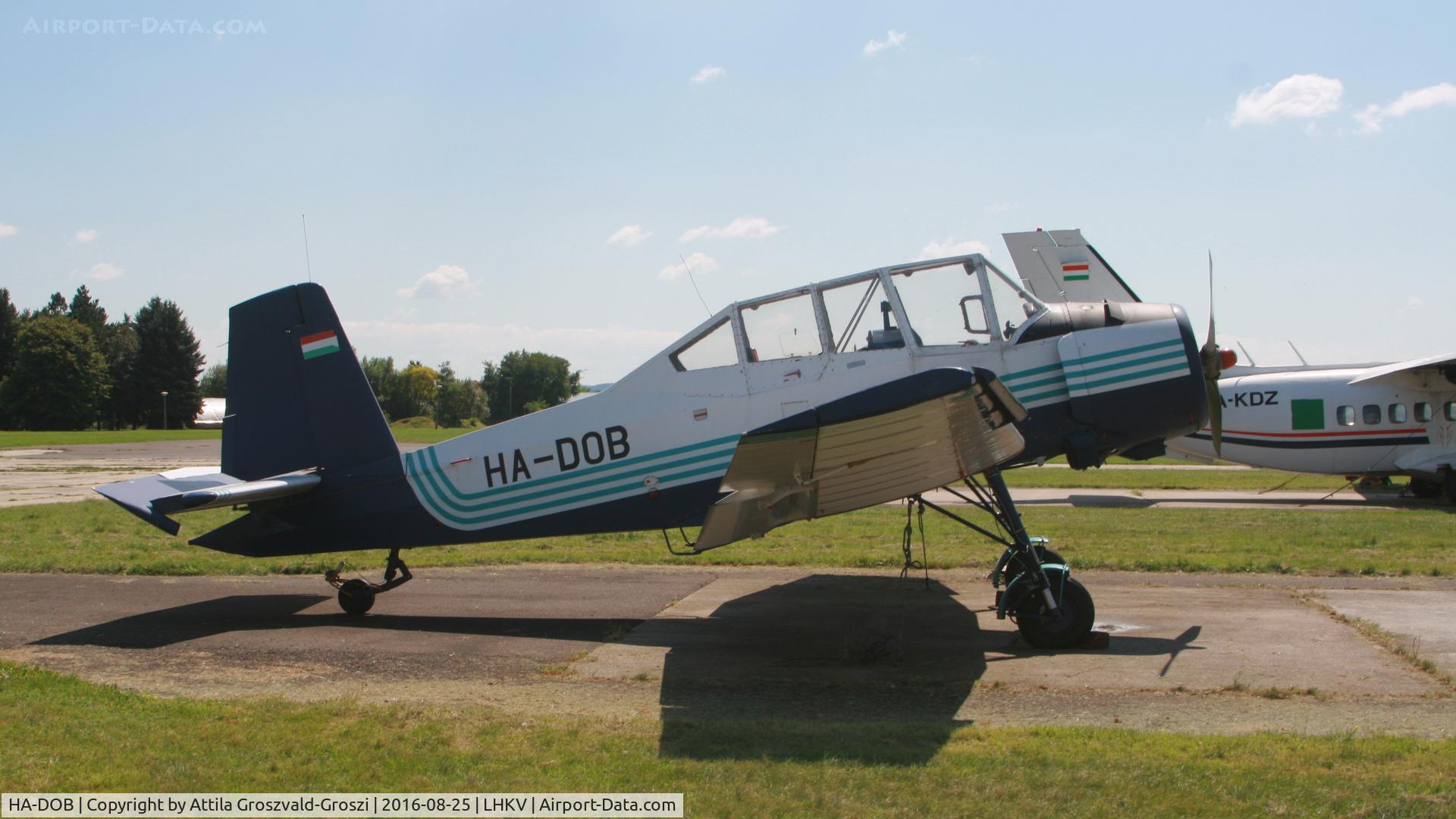 HA-DOB, 1972 Let Z-37A-2 Cmelak Parka C/N 16-02, Kaposújlak Airport, Hungary
